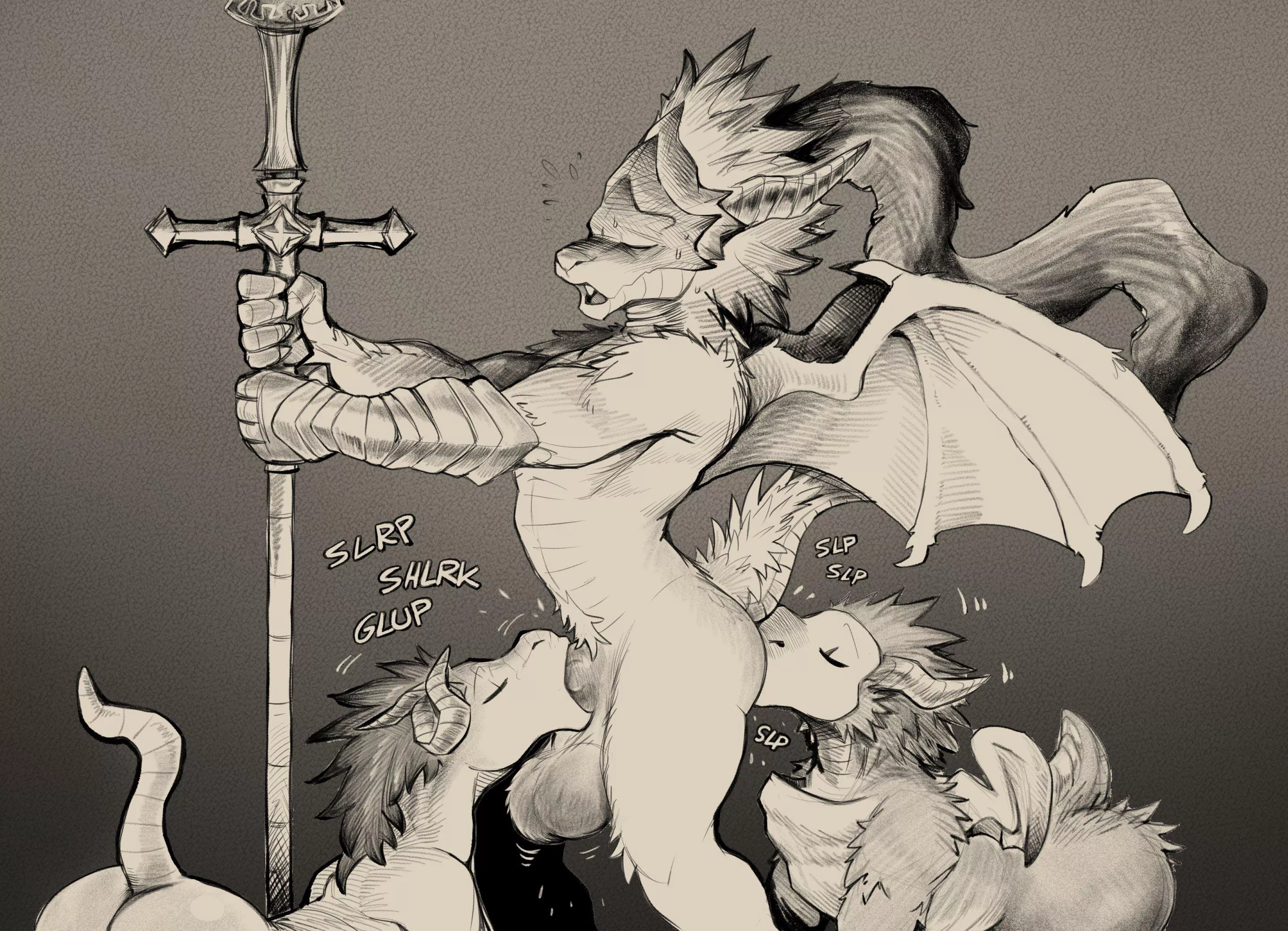 Ornstein and dragons (daftpatriot) posted by Karkio