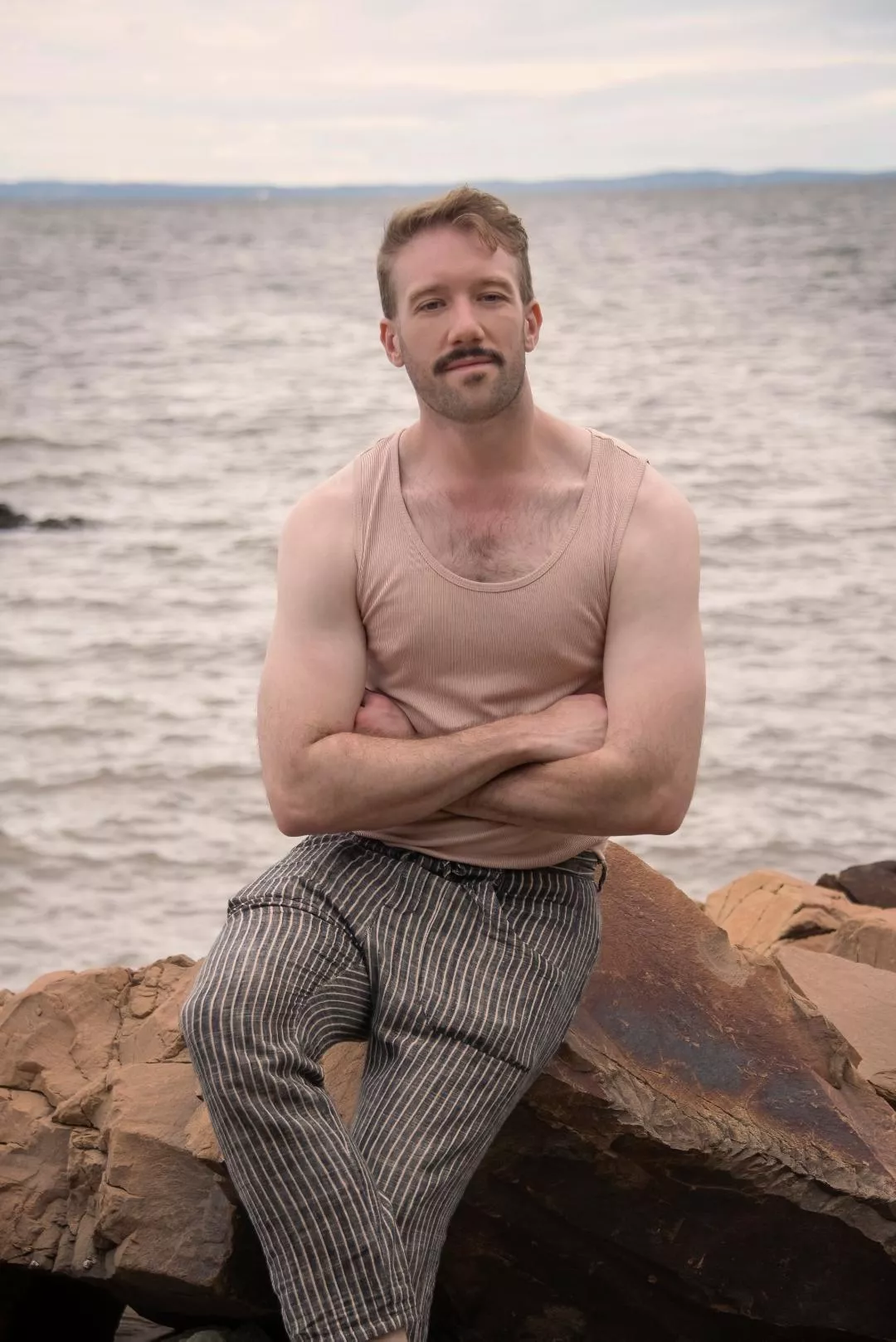 Pale boi by the beach posted by Turnedmilkins