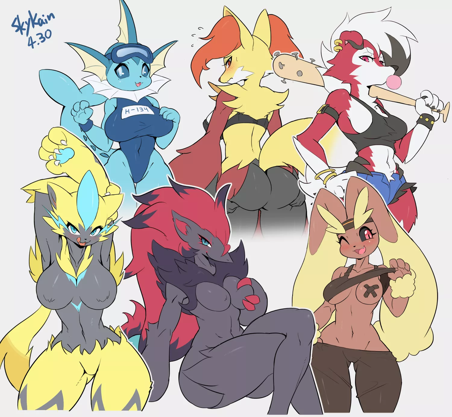 PM waifus [F] (Skykain) posted by OwO_Bot