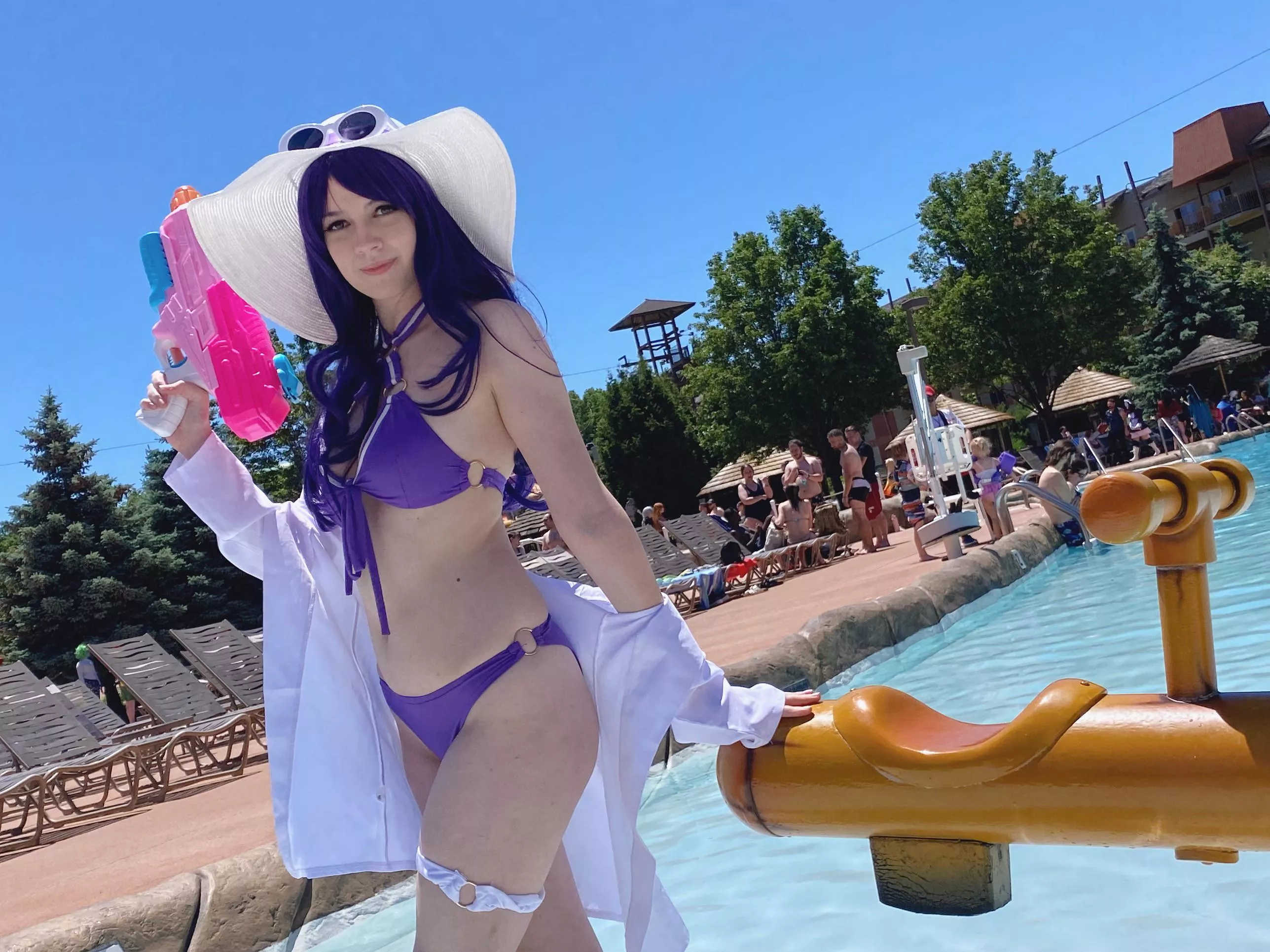 Pool Party Caitlyn by Cllownin posted by cllownin