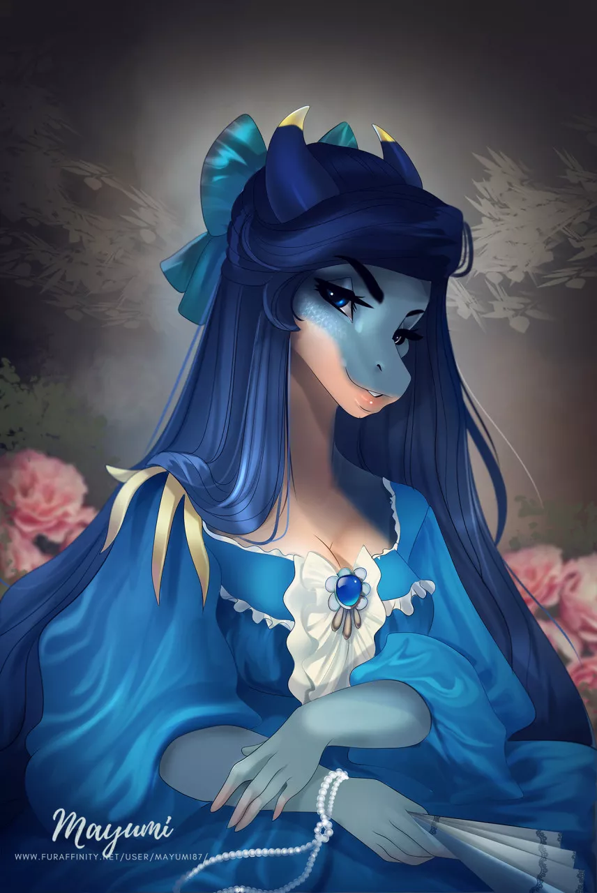 Portrait of Princess Rose, artwork made by me (mayumi87 on FA or NatashaRom on) posted by MayumiFurry