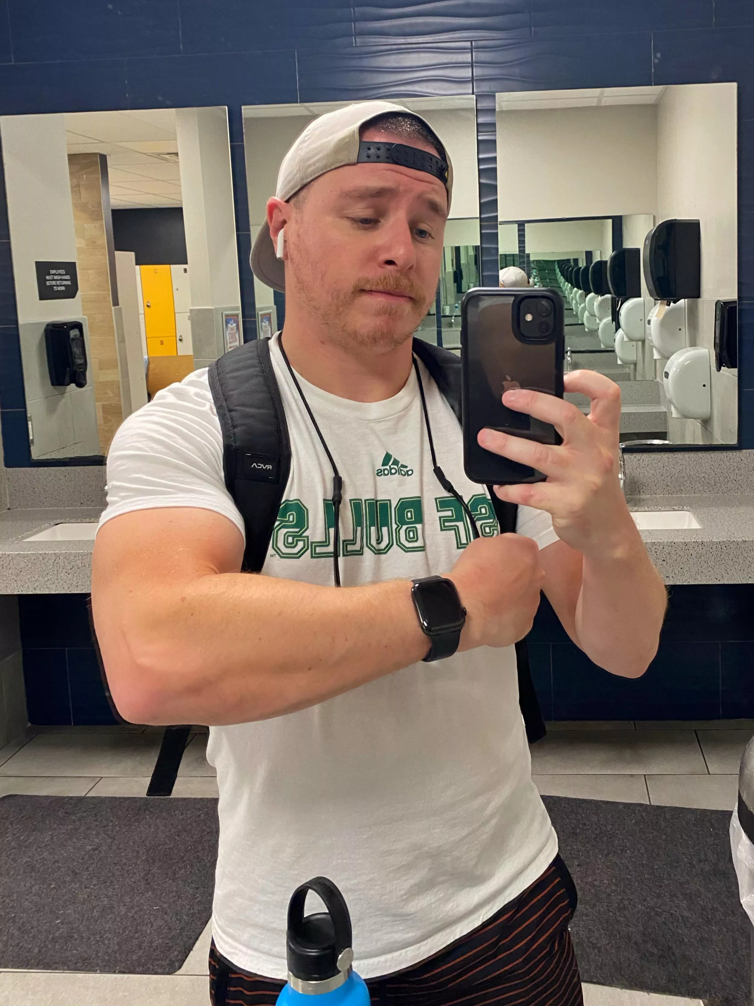 Post-pump in my usually crowded locker room posted by jaybirdbull