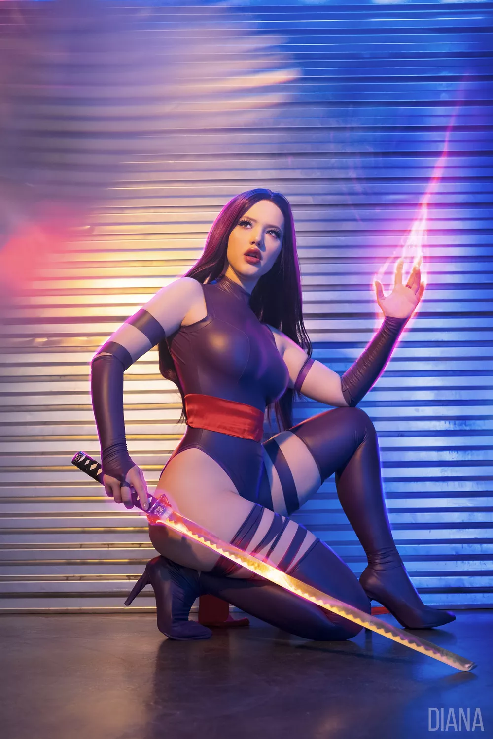 Psylocke by Lada Lyumos posted by LadaLyumos