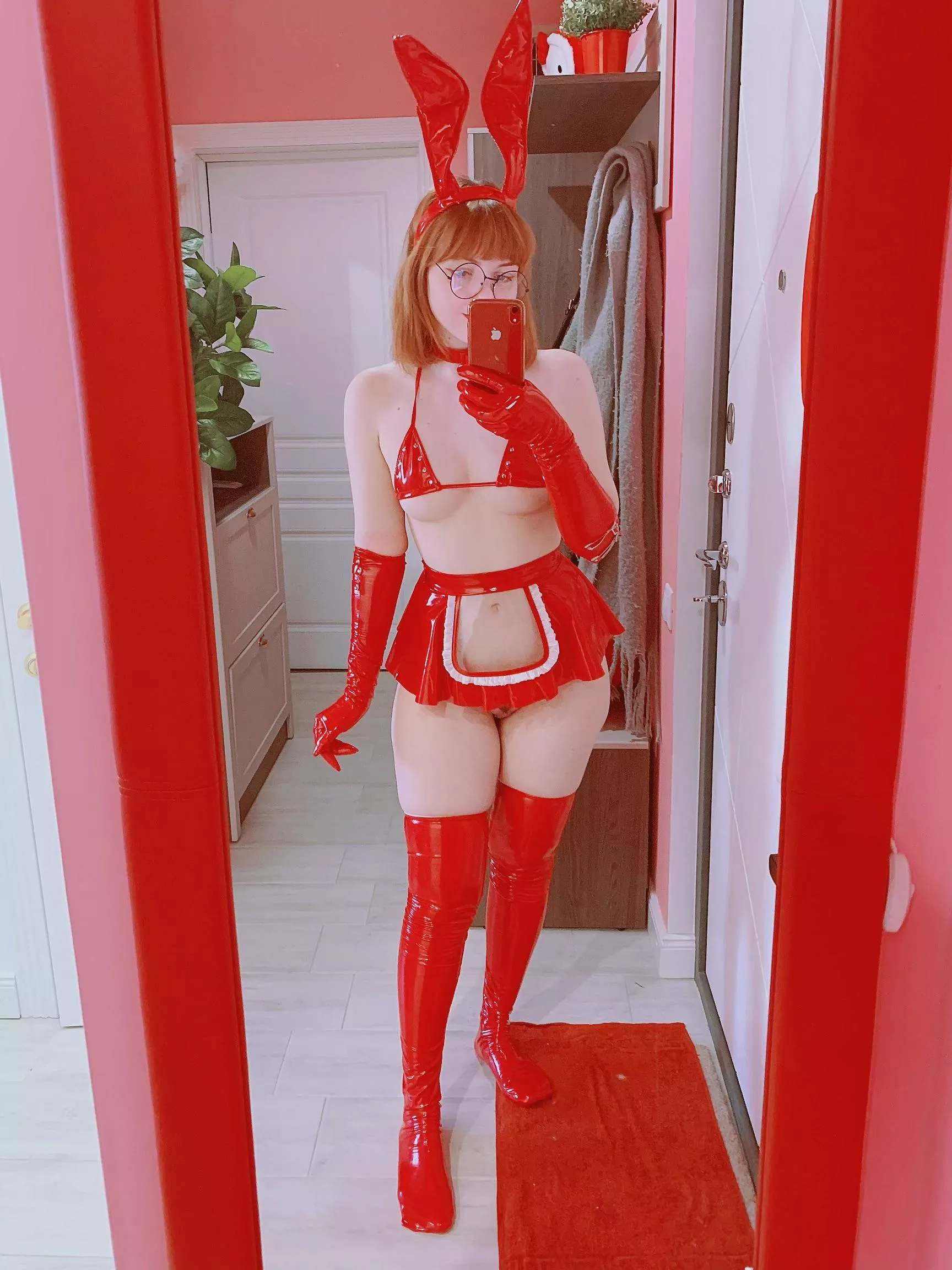 pvc bunny girl 🥰 posted by lilslavekitten