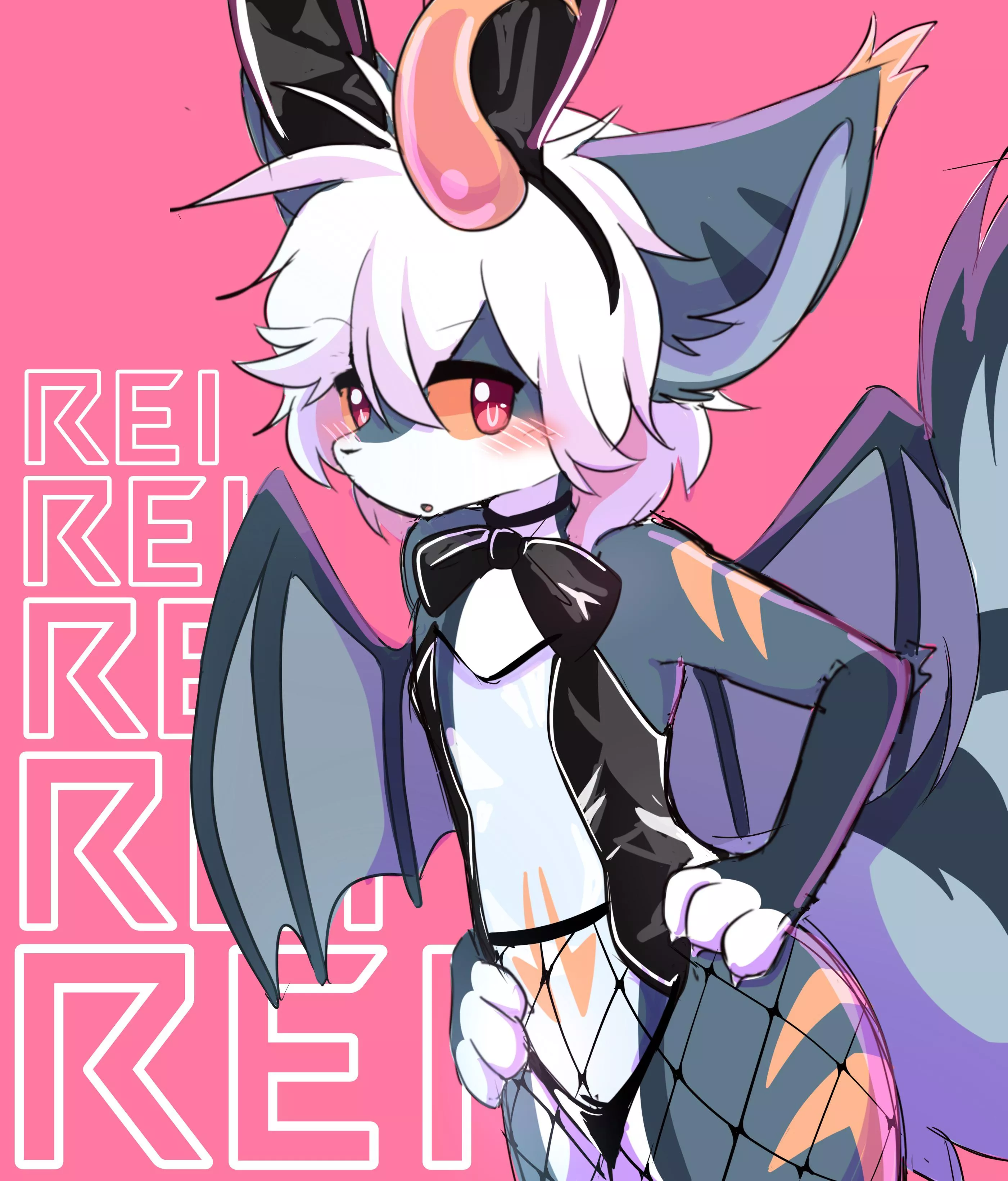 [Q] In a bunny suit and ready to service (art by me @arkiuvu on twitter) posted by Krispei100