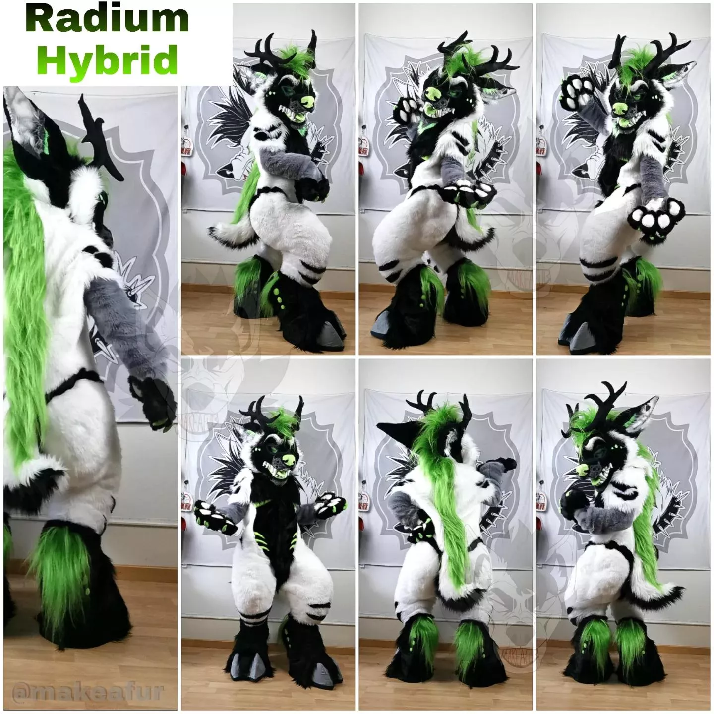 Radium the Hybrid is officially Done! Note that the customer is way bigger than Myself! posted by MakeAFur