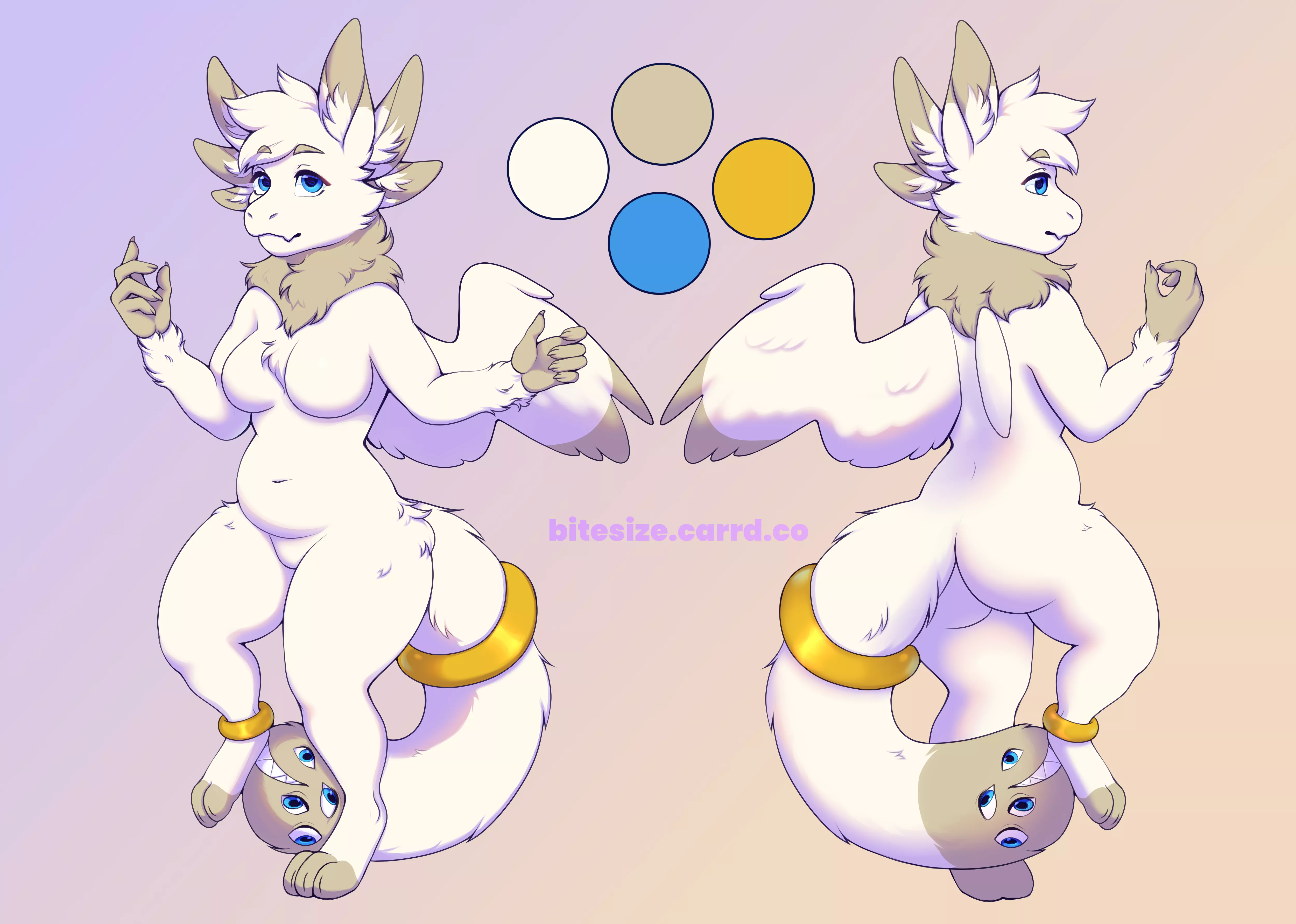 ref sheet comm by me @sprout_arts on twitter posted by bitesize_art