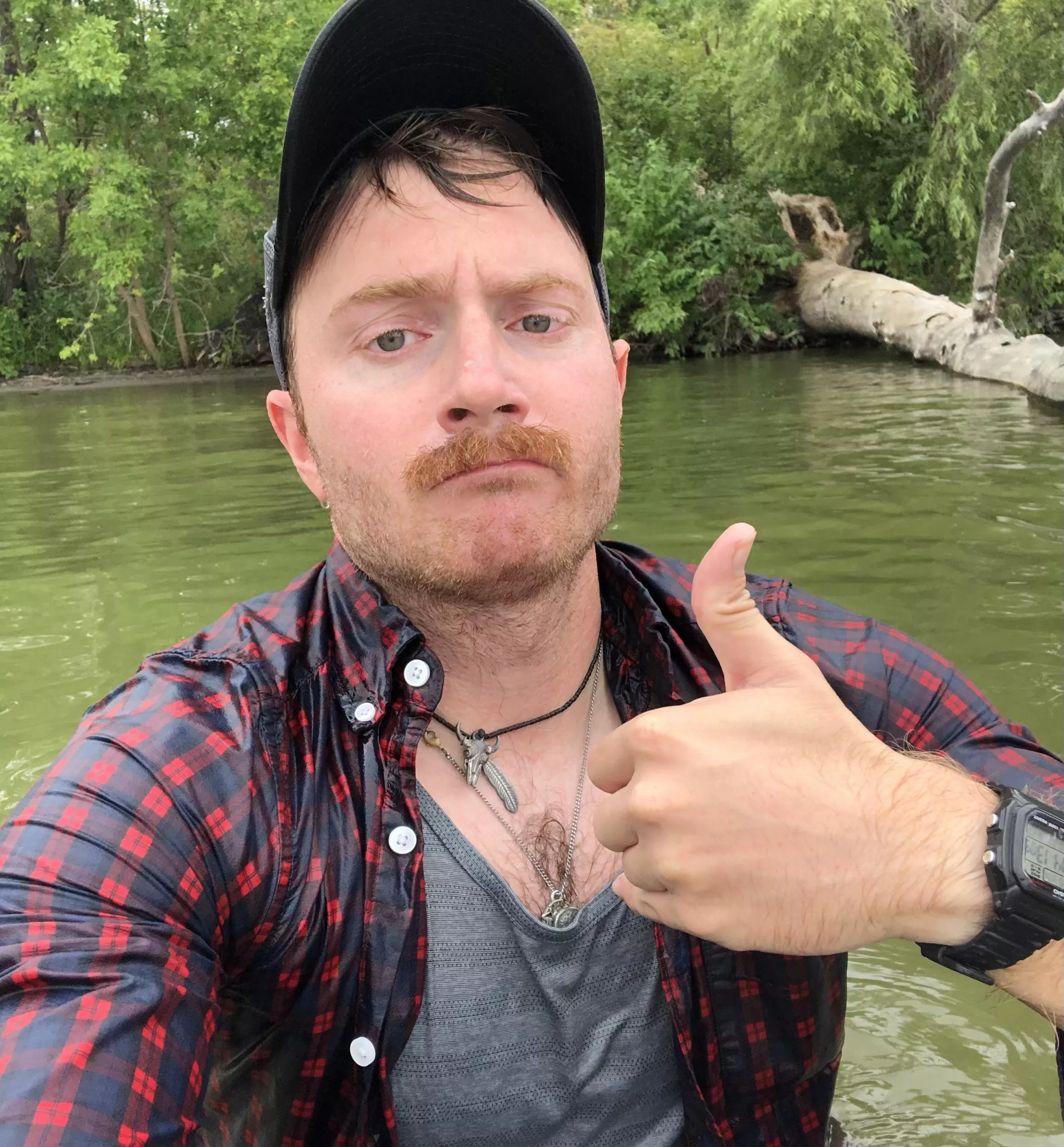 Rockin the “dropped my pole in the lake and had to dive after it” look posted by flashthunderman