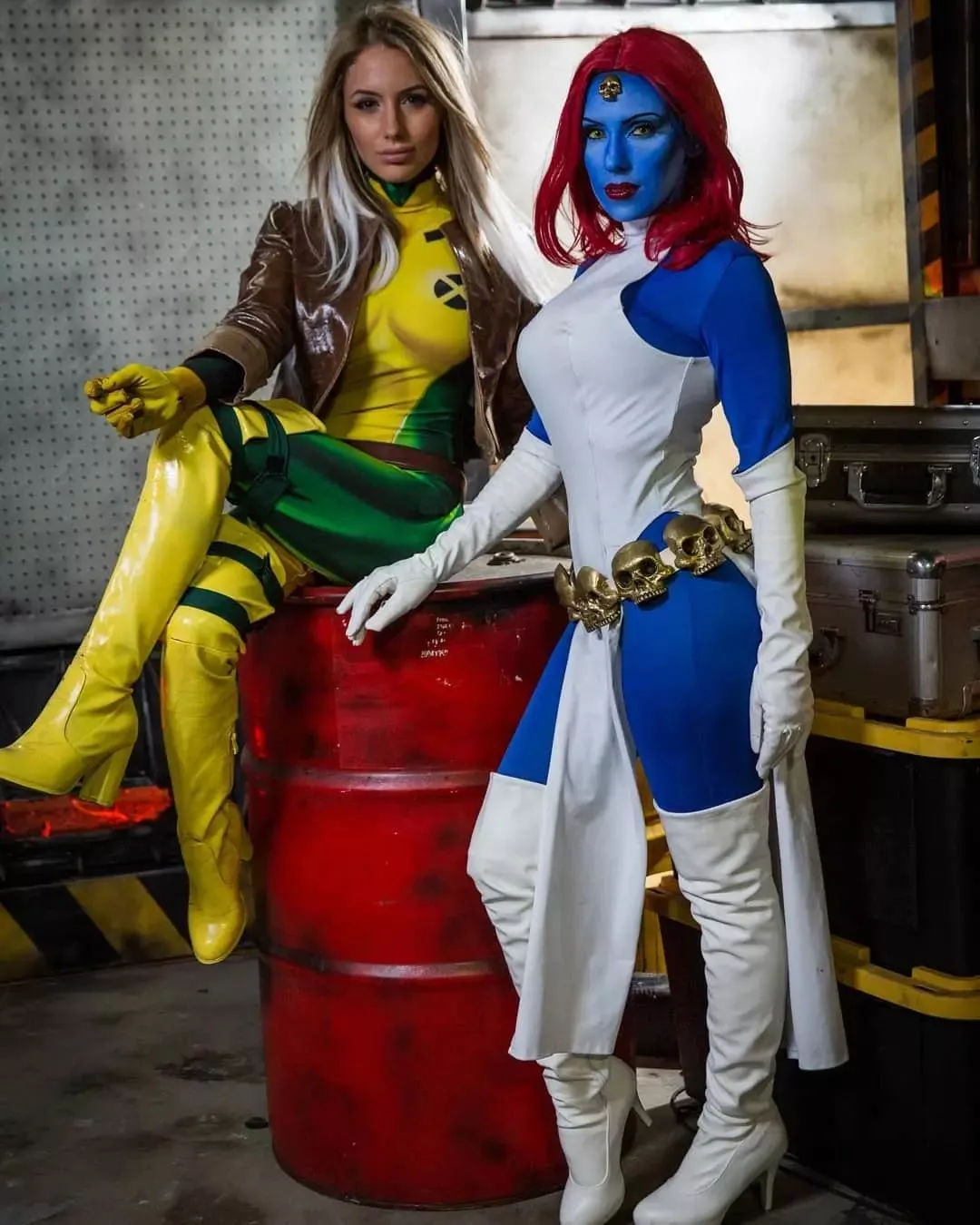 Rogue & Mystique by Liz Katz & GracieTheCosplayLass posted by Supercosplaylover