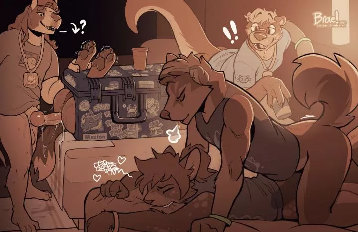 room party (braeburned) posted by Starthefurry