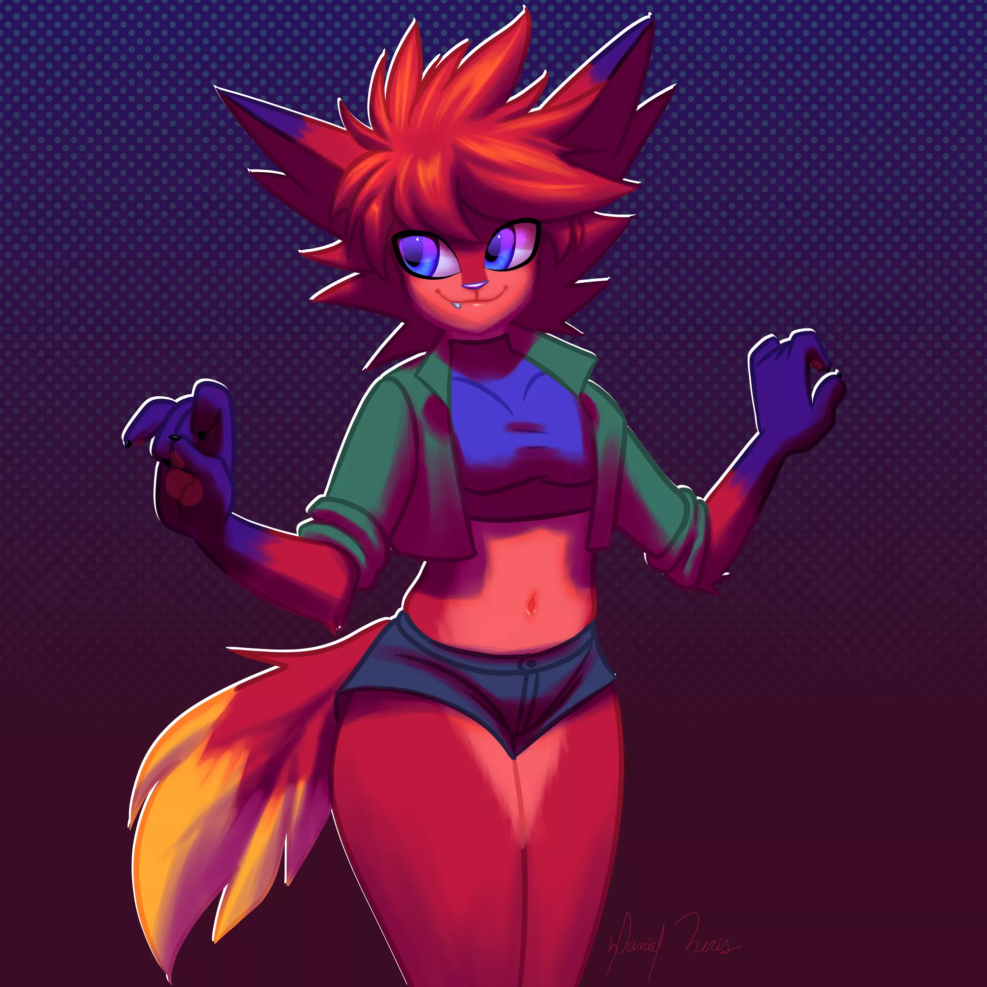 Roxanne the Fox (Roxy Foxy) - art by me posted by Dan_Neris