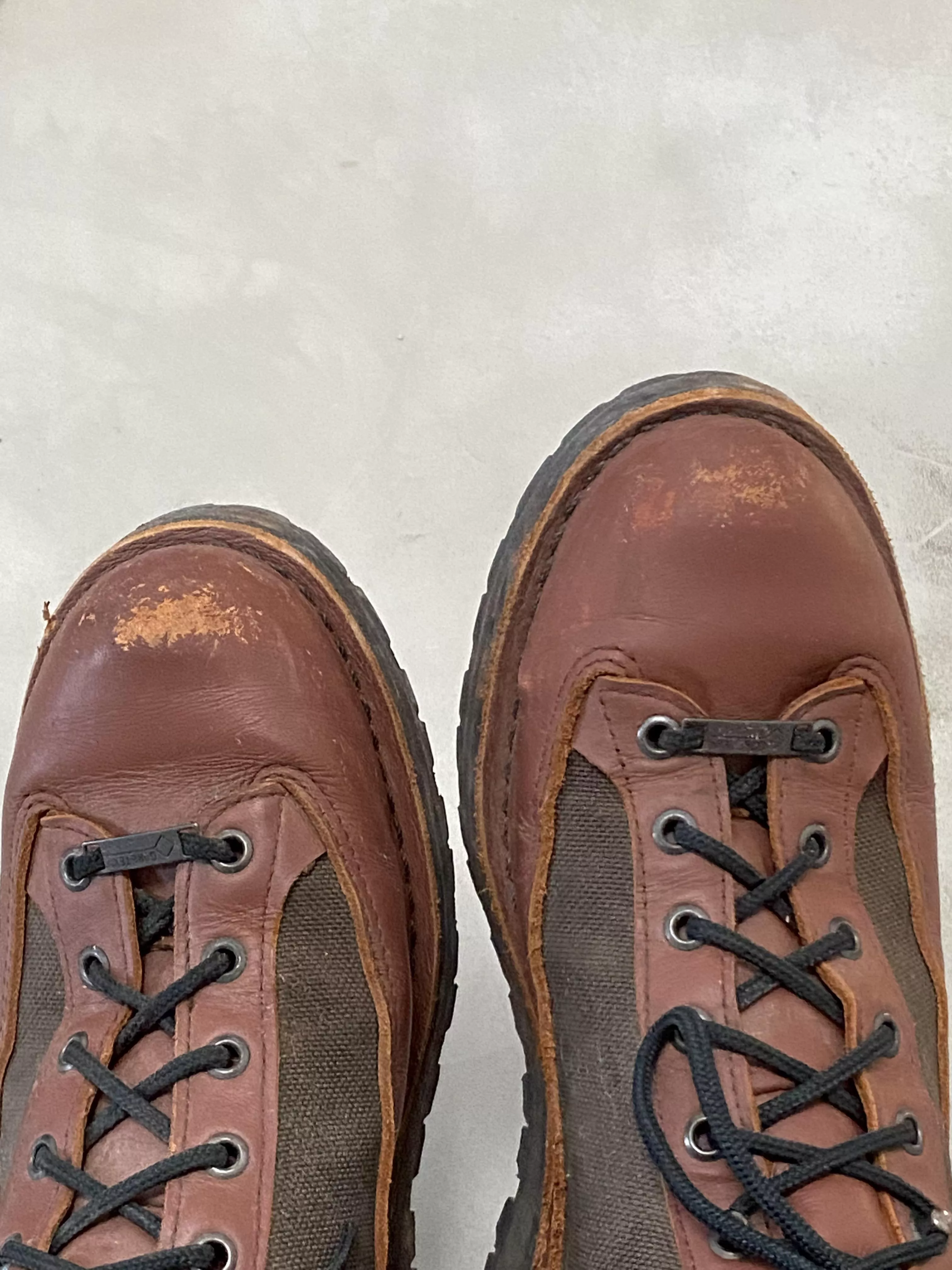 Scuffed the toes of my Danner Light’s from just kneeling. Any idea how to fix this? posted by Gridiron504