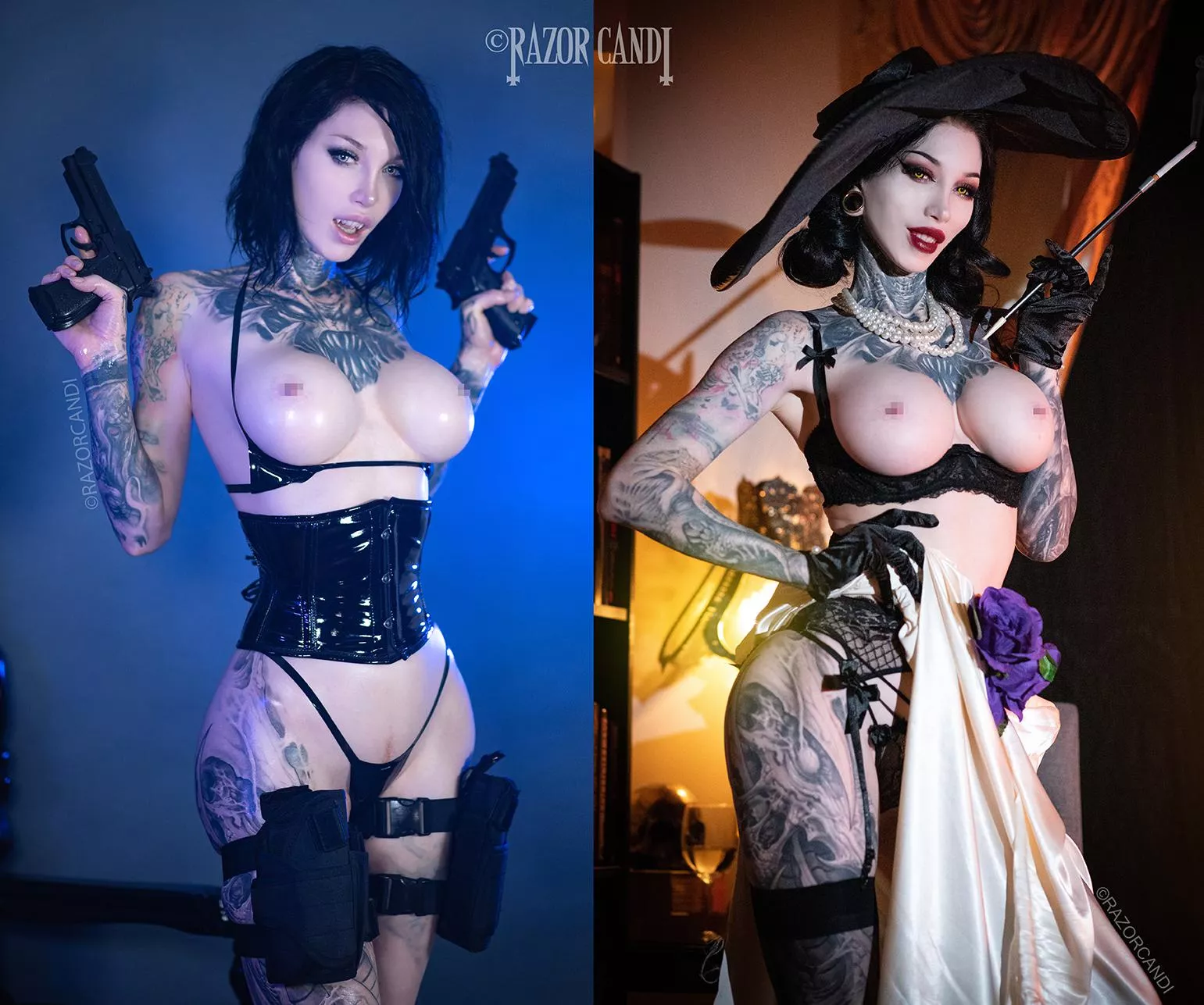 Selene vs Lady Dimitrescu, who would win? (both by RazorCandi) posted by RazorcandiModel