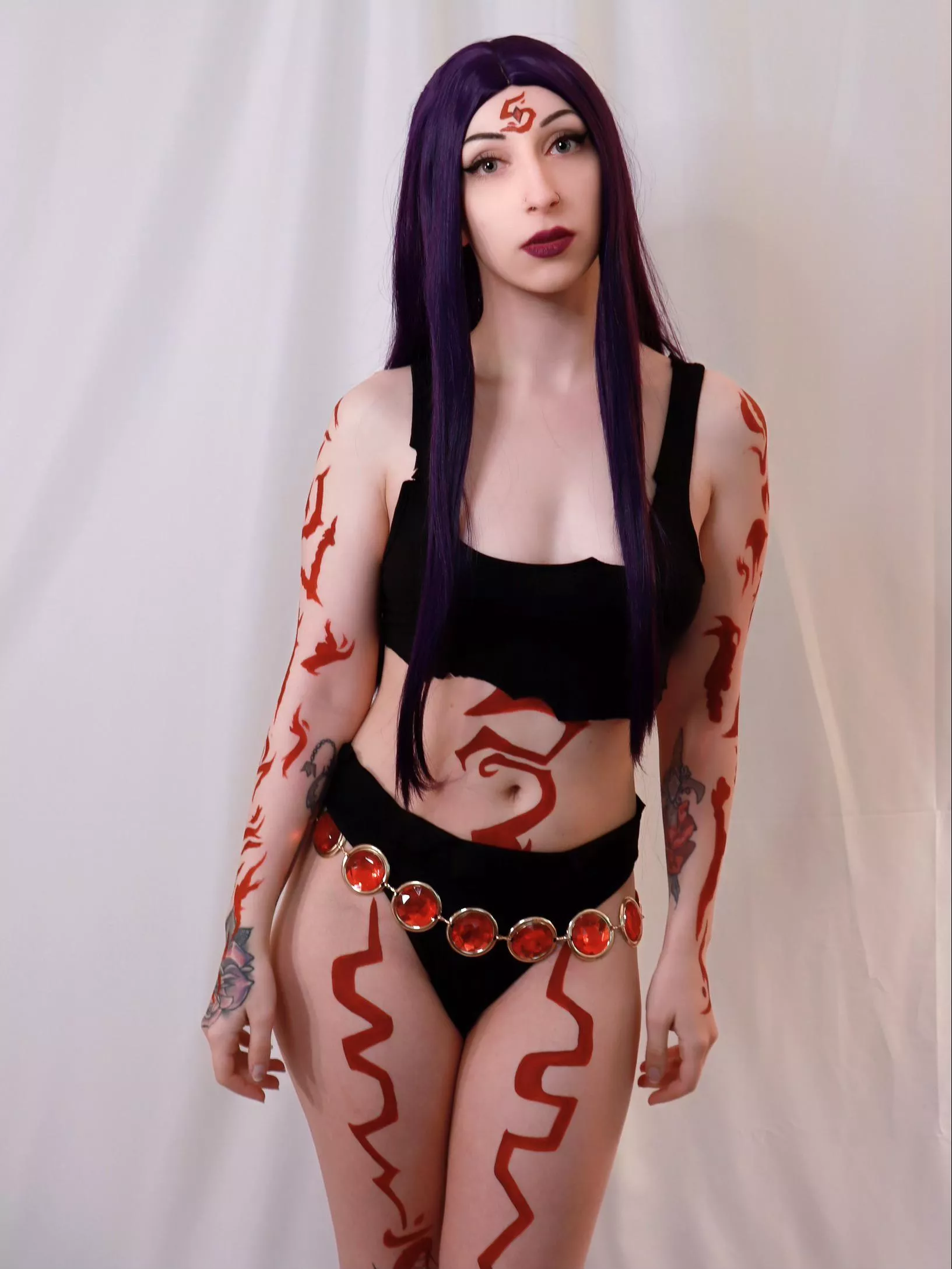 [self] Raven in Teen Titans â€˜birthmarkâ€™ posted by gh0stly_girlfriend