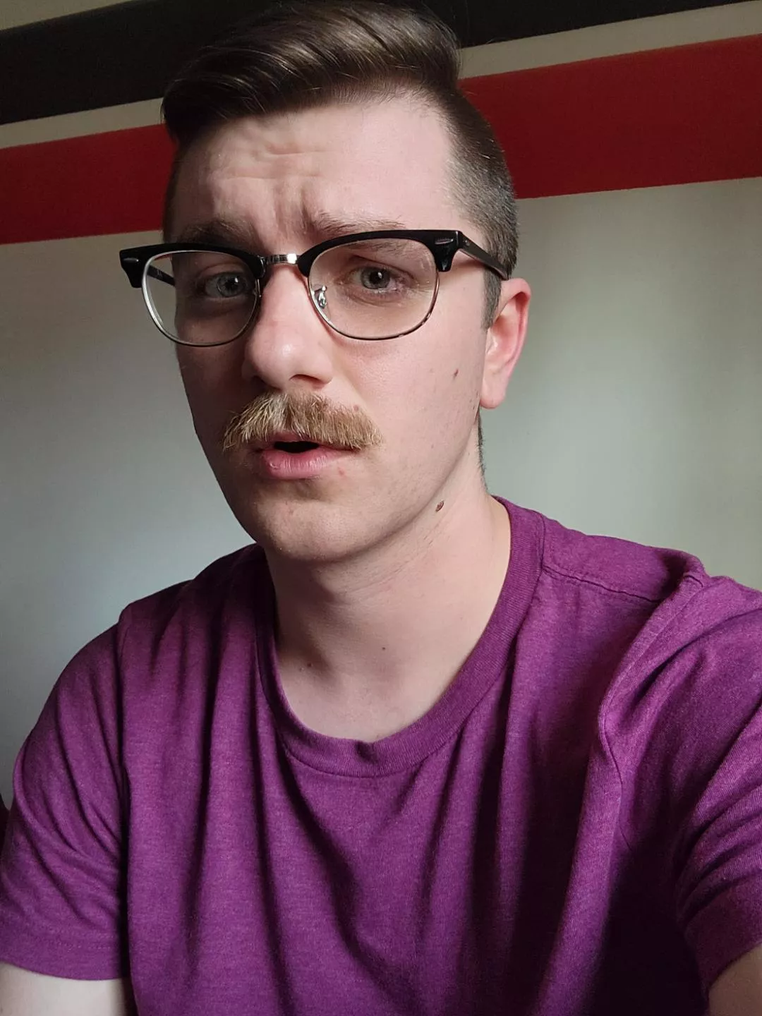 Shaved my beard, rocking the dad-stache now posted by deechbag