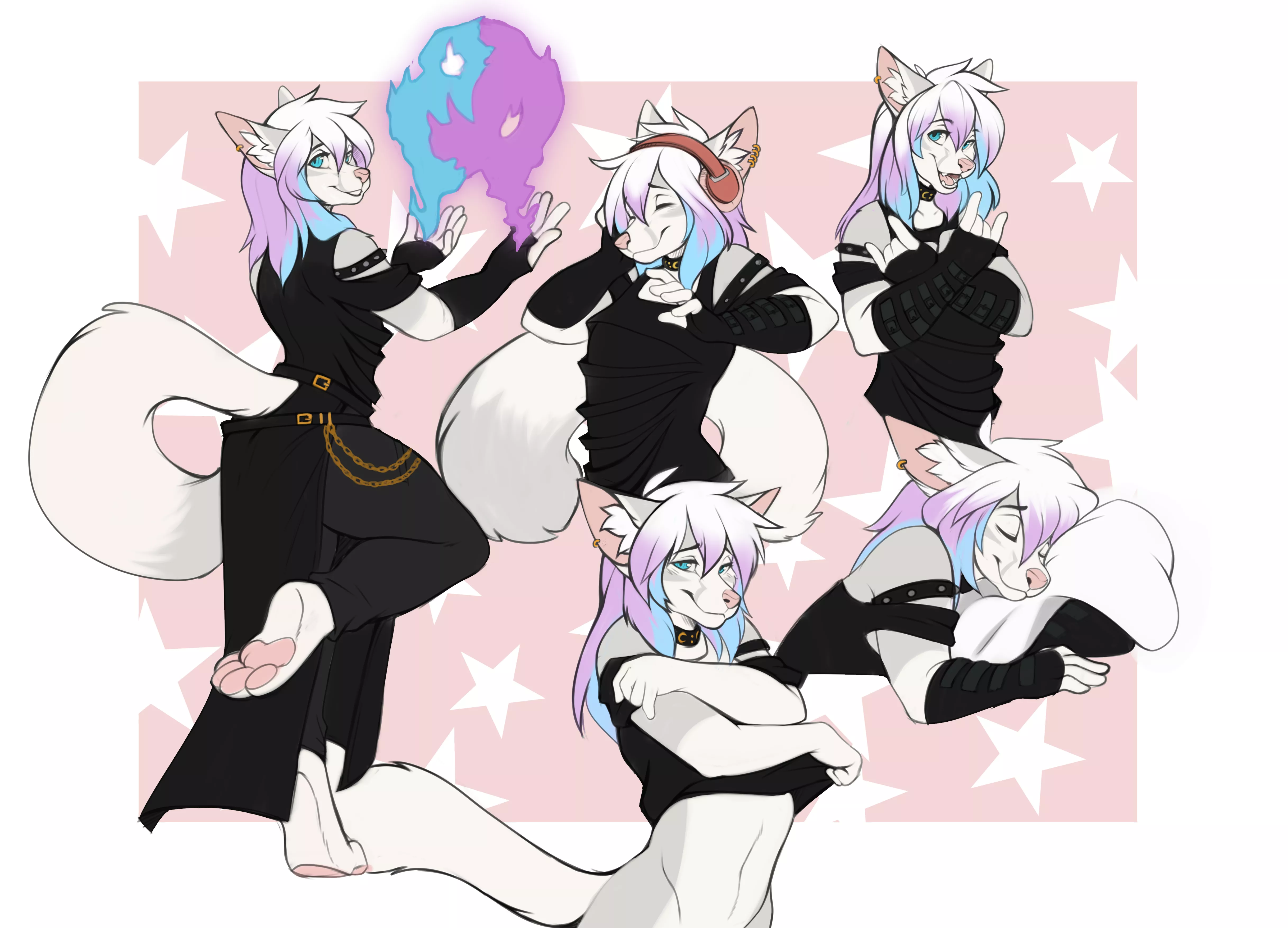 Sketch Page for Mykiro (Art by me @Morning_Mocha) posted by morning_mocha