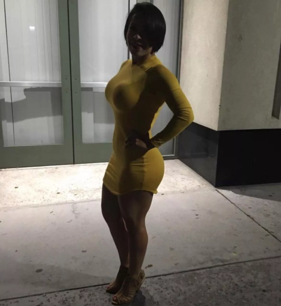 Skin tight mini dress posted by Tha_k1ddd