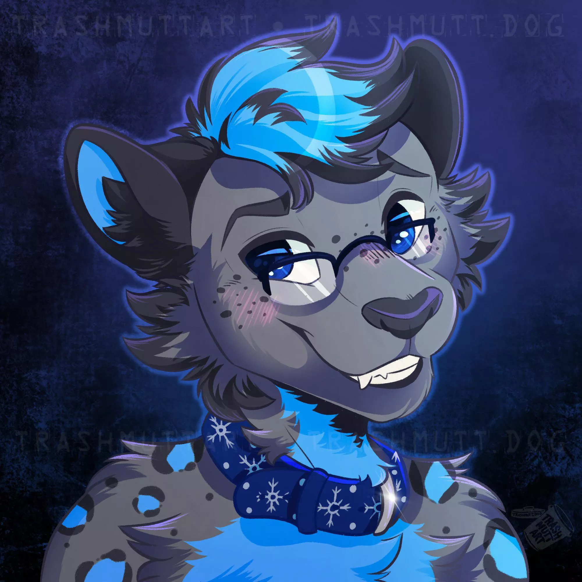 Snep With a Collar ❄️ (art by me - TrashmuttArt on Twitter) posted by trash-mutt