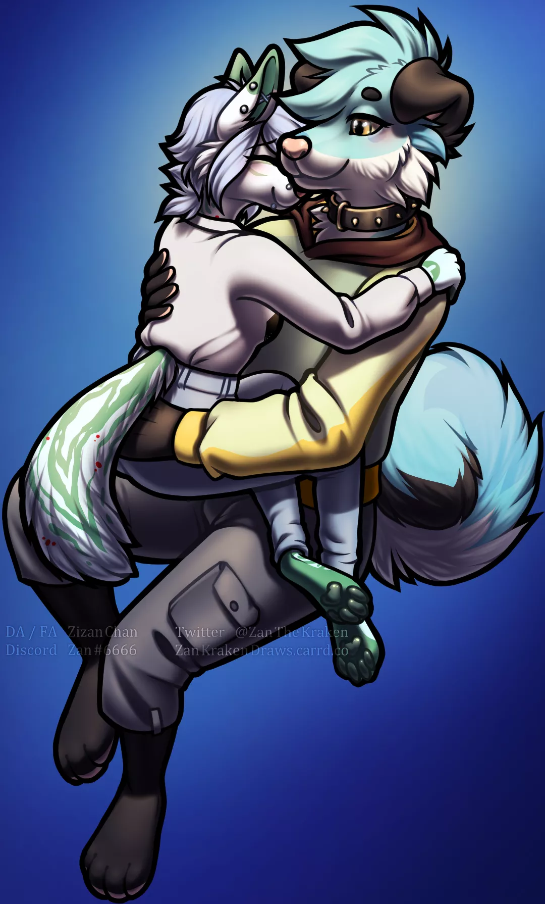 Softest hugs (commission, art by me) posted by ZanKraken