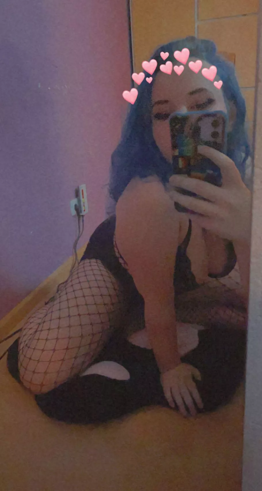 Someone asked for a Gamer girl in fishnets? Here I am! 😌💕 posted by cuteeweirdo