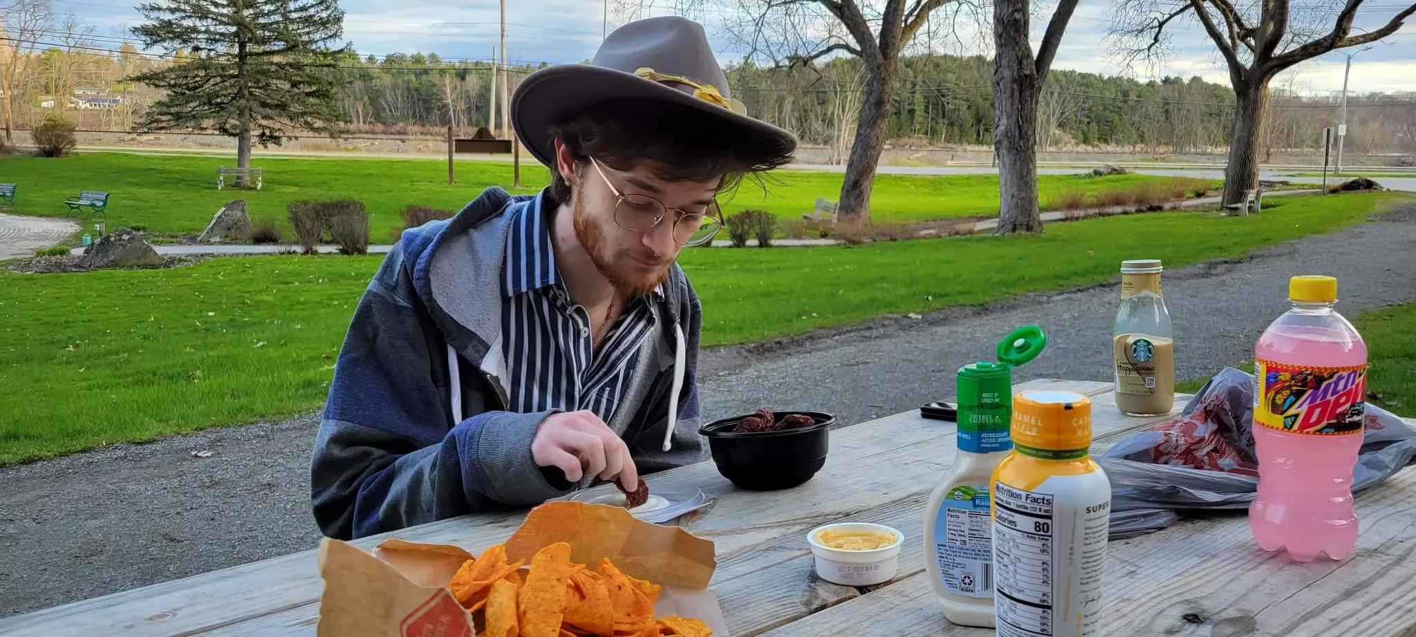 someone caught me being basic on our road trip haha posted by Several-Clock