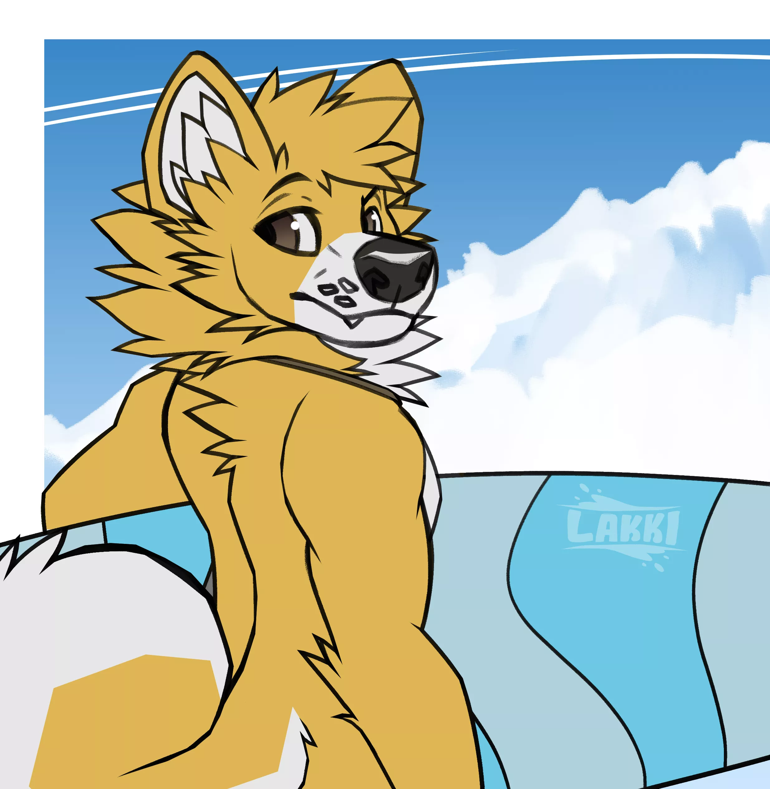 Summer (Art by @LakkiTheFox) posted by Ensoguy