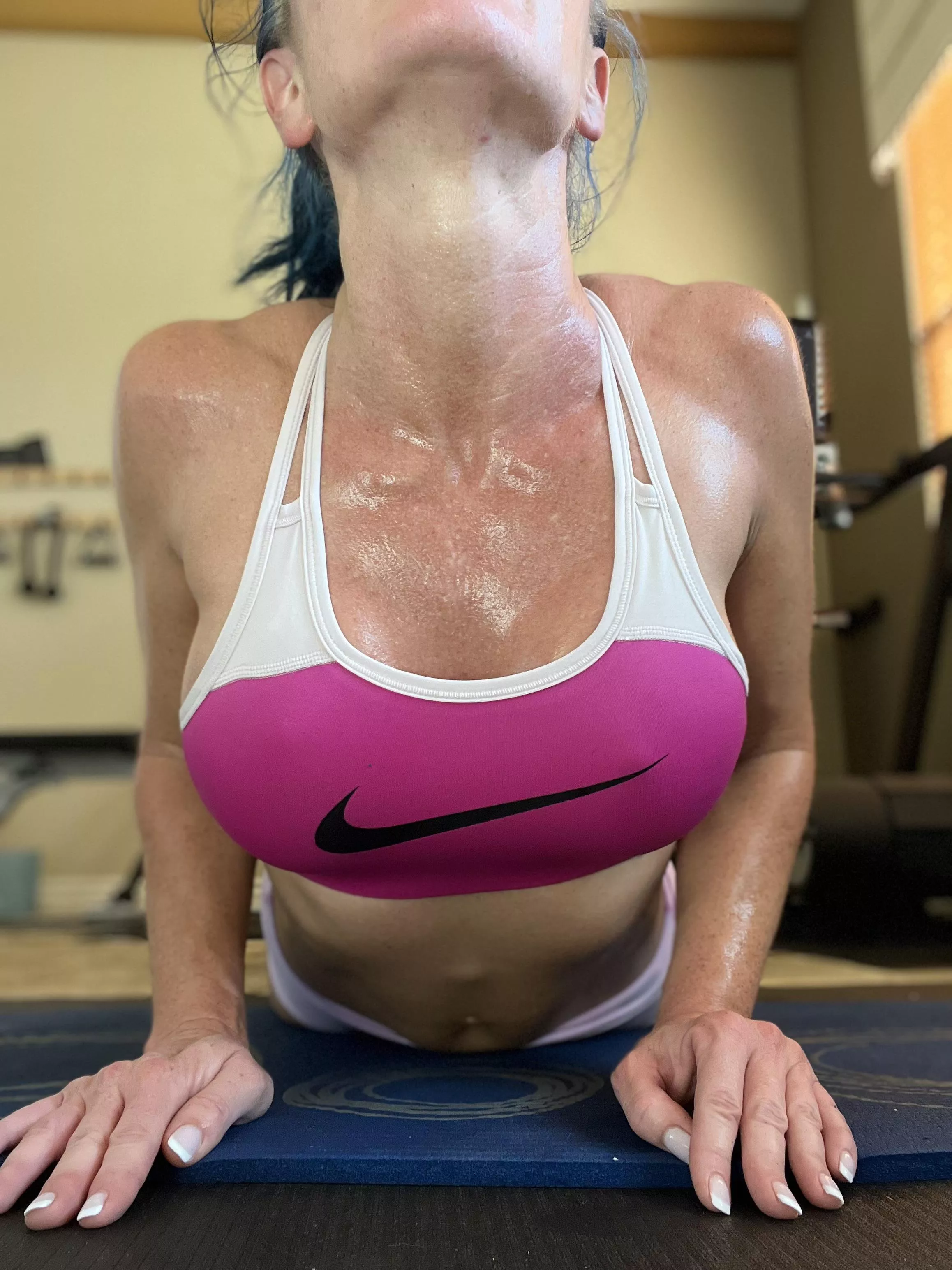 Sweaty workout this morning posted by YourHighArchQueen