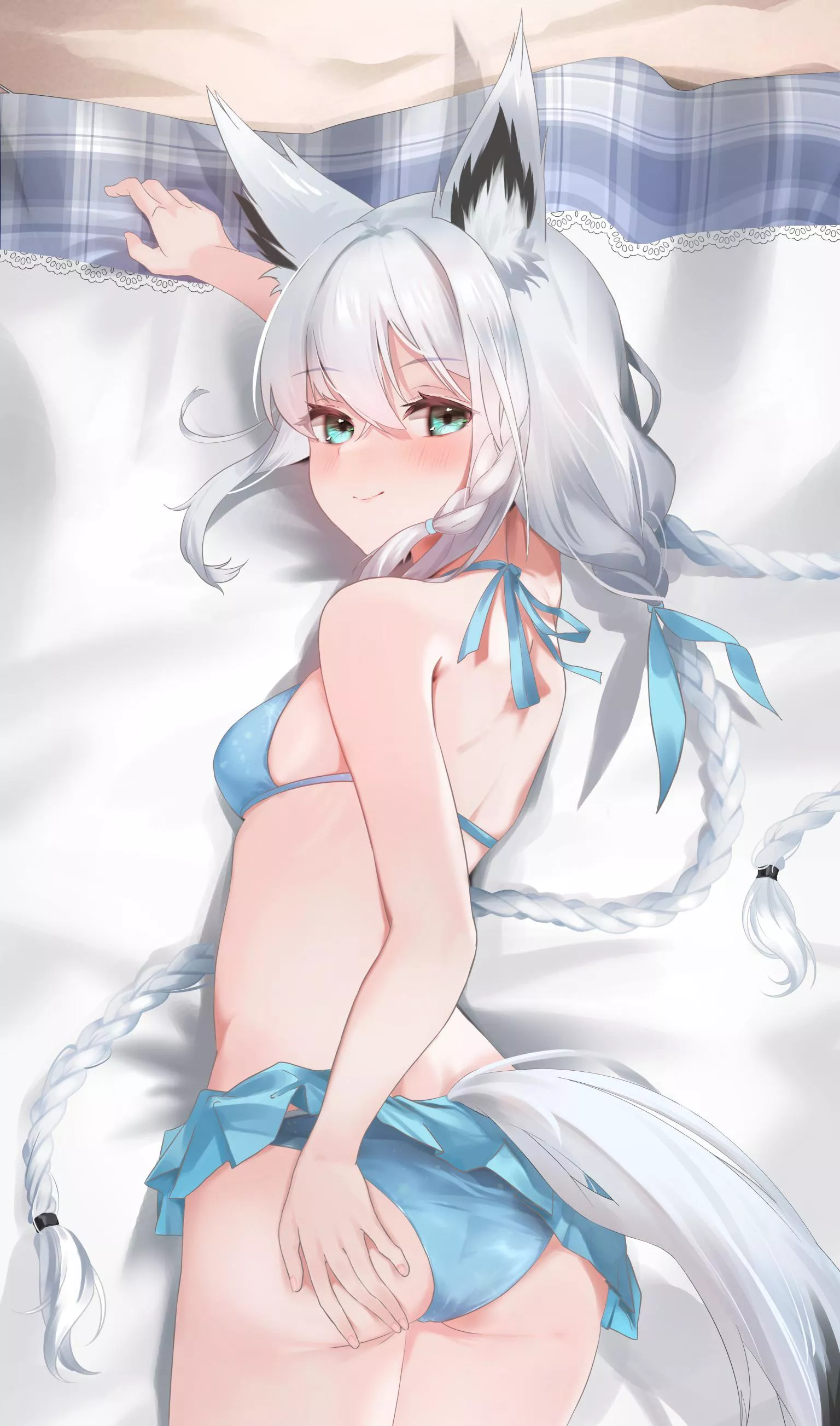 Swimsuit Shirakami [Hololive] posted by soronai