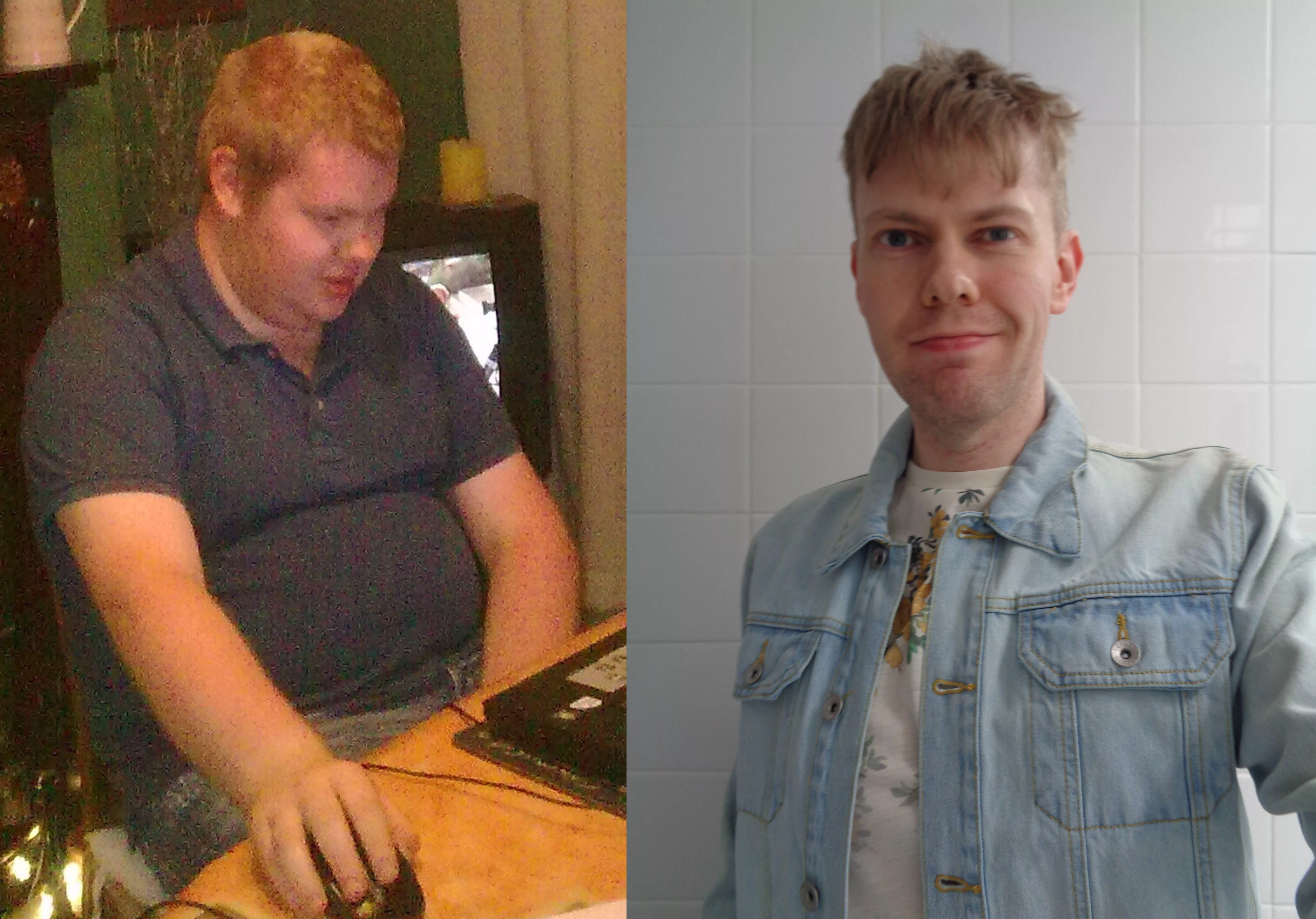 Ten-year glow up: 24 vs. 34! To any gaybros who are struggling with their weight, it really can be done with patience, time and effort, please trust me! :) posted by HonestMission