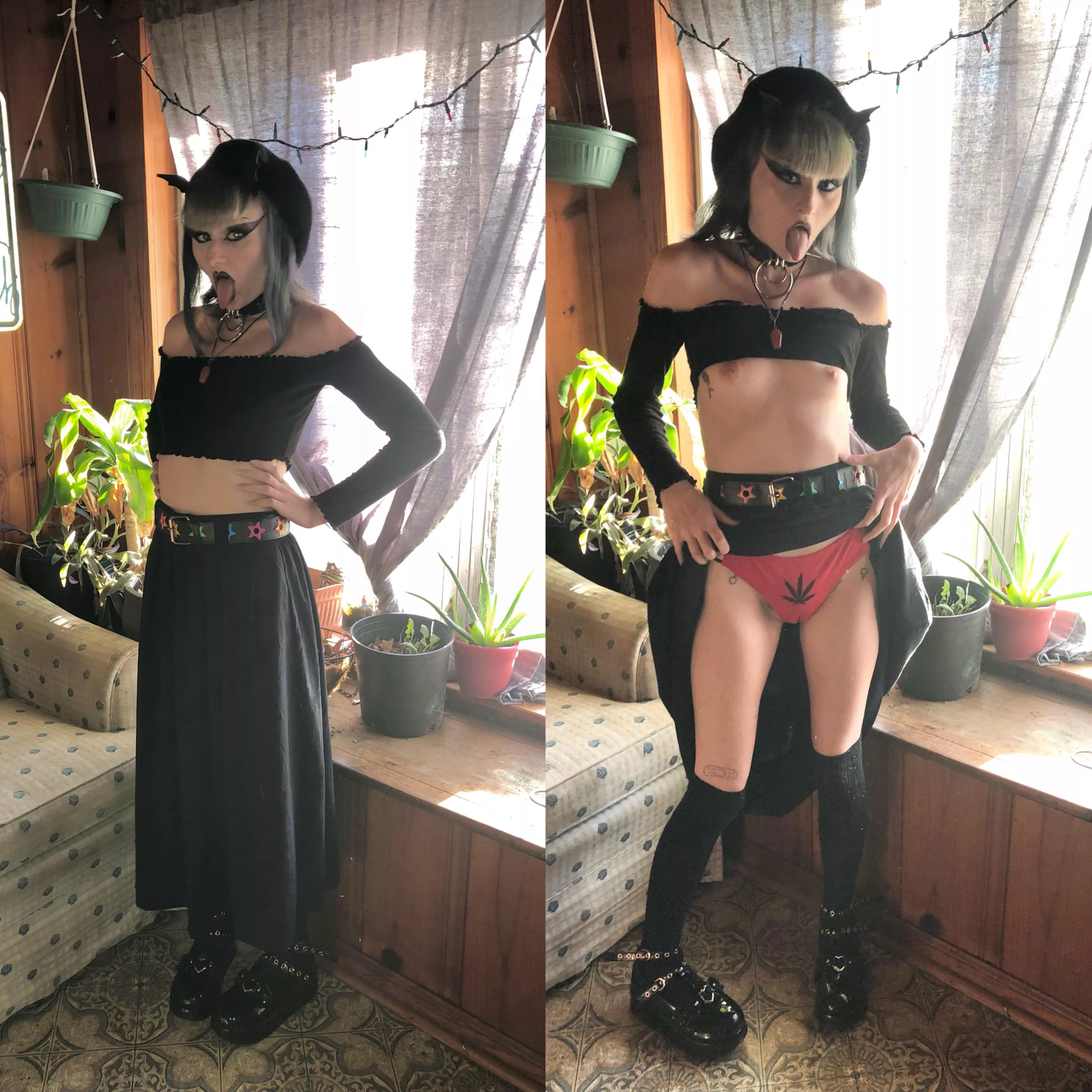 that goth girl down the street youâ€™ve always wanted to see naked posted by gloomybabyy