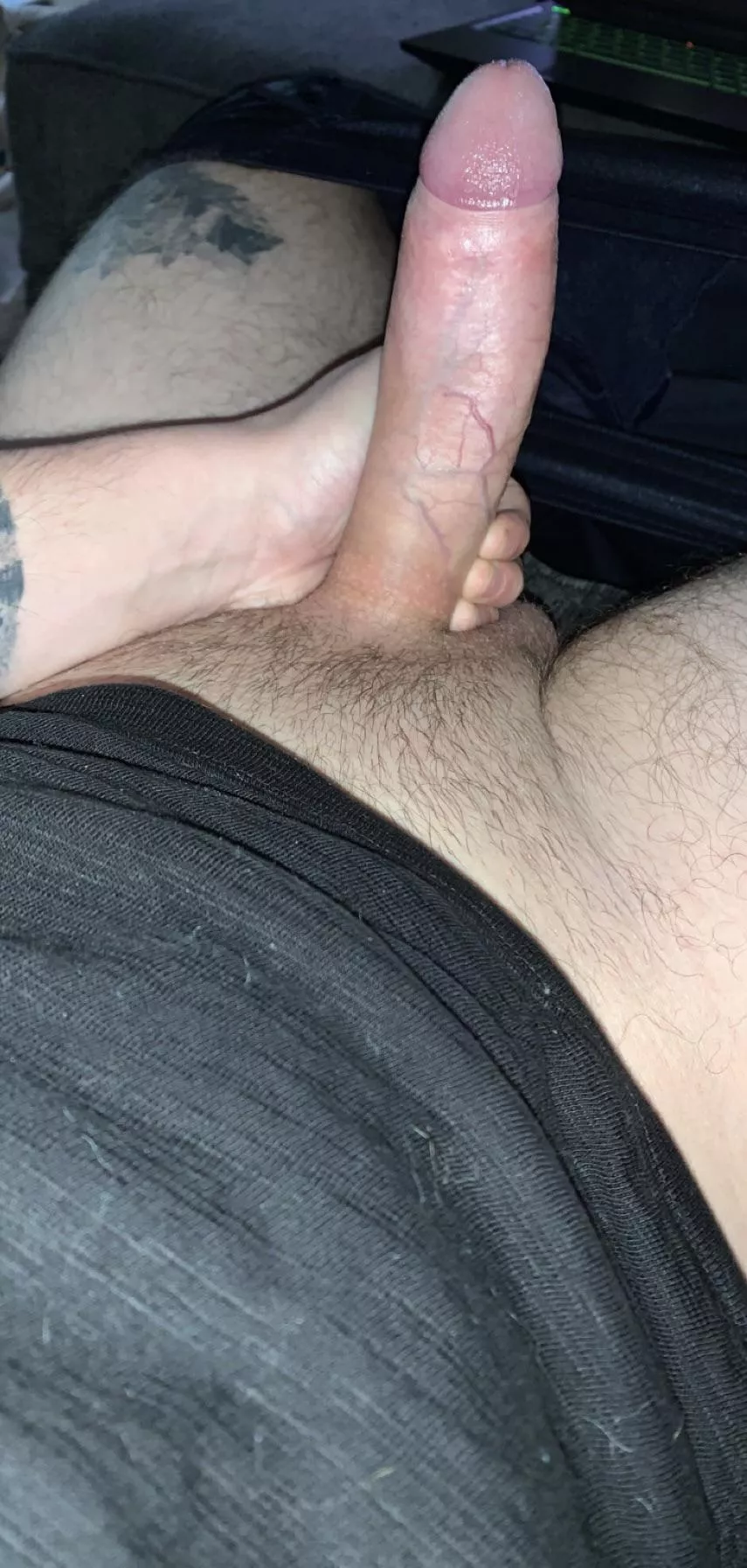 This big cock will be rough with your holes, can they handle it posted by thephatcock9