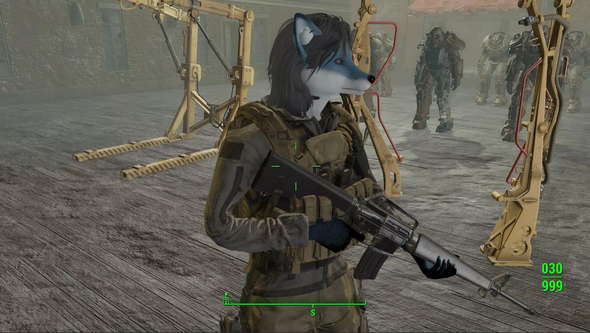 This is a mod in fallout 4 called the vulpine race posted by C4I4mlty