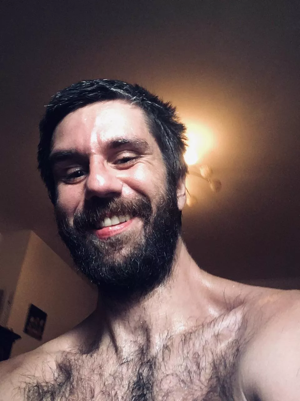 Tipsy and sweaty me, thinking it’s the perfect time to take a selfie (M/34) posted by burneracc1250