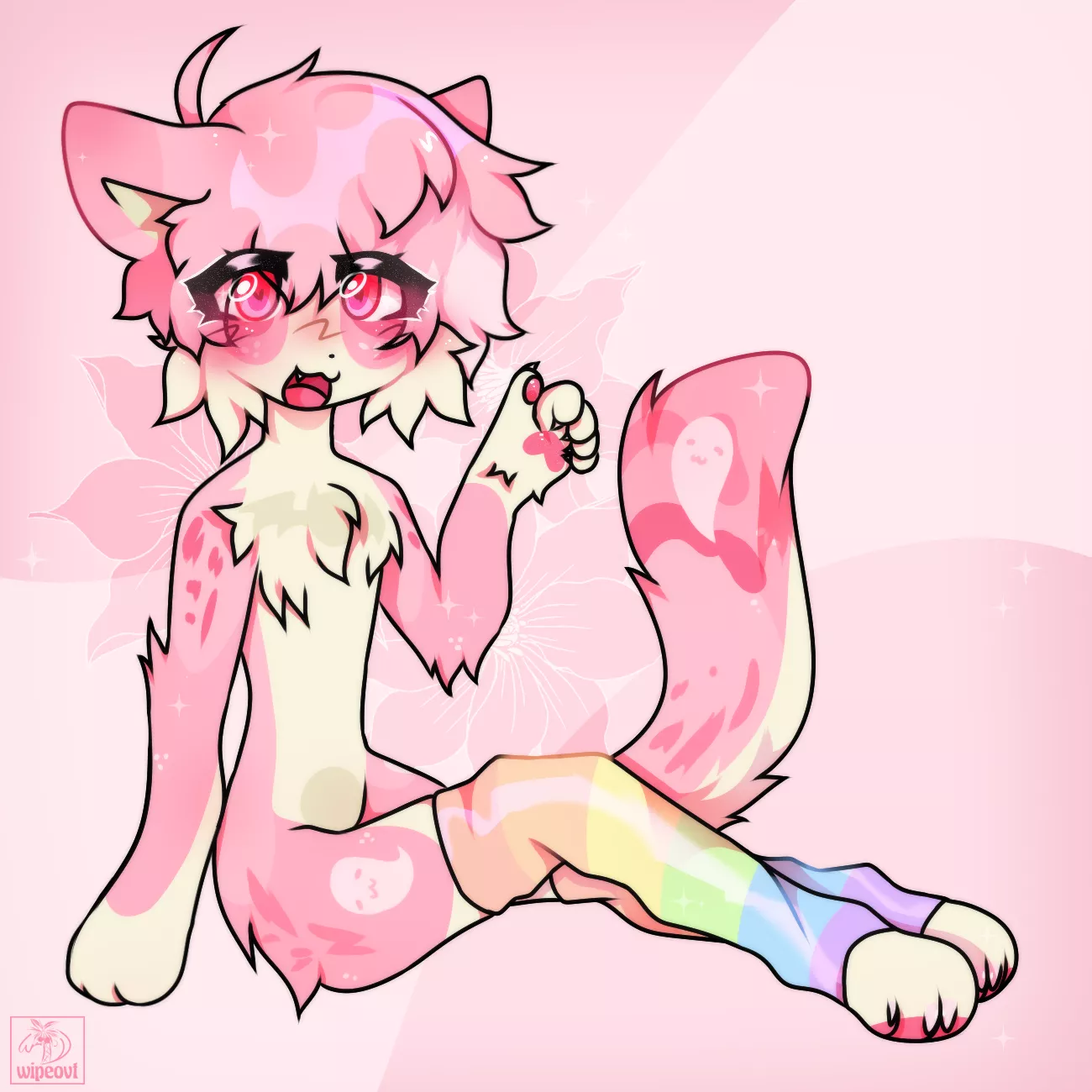 trying something new :3 💗 ART BY ME @wipeovt on TWITTER posted by wipeovtt