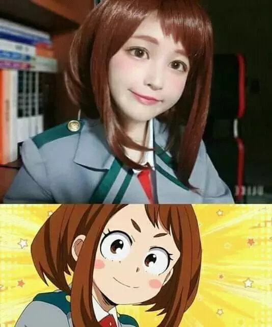 Uraraka cosplay posted by Tugushin