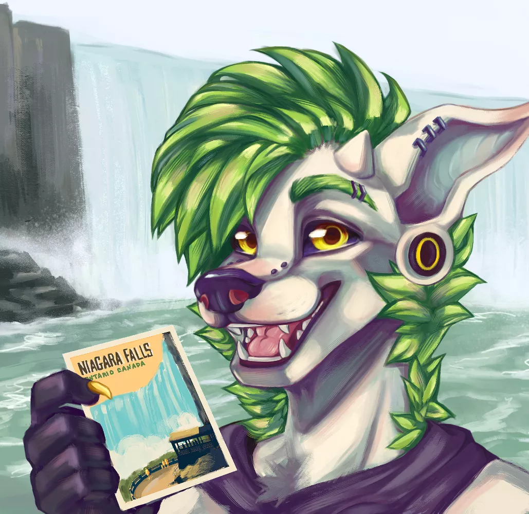 Vacation by the falls - art by me posted by cyborg977