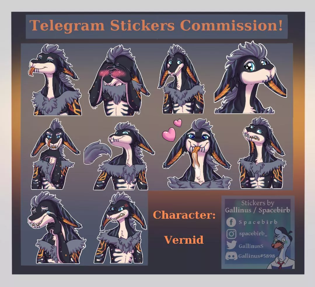 Vernid - Telegram stickers (by me) nudes | GLAMOURHOUND.COM