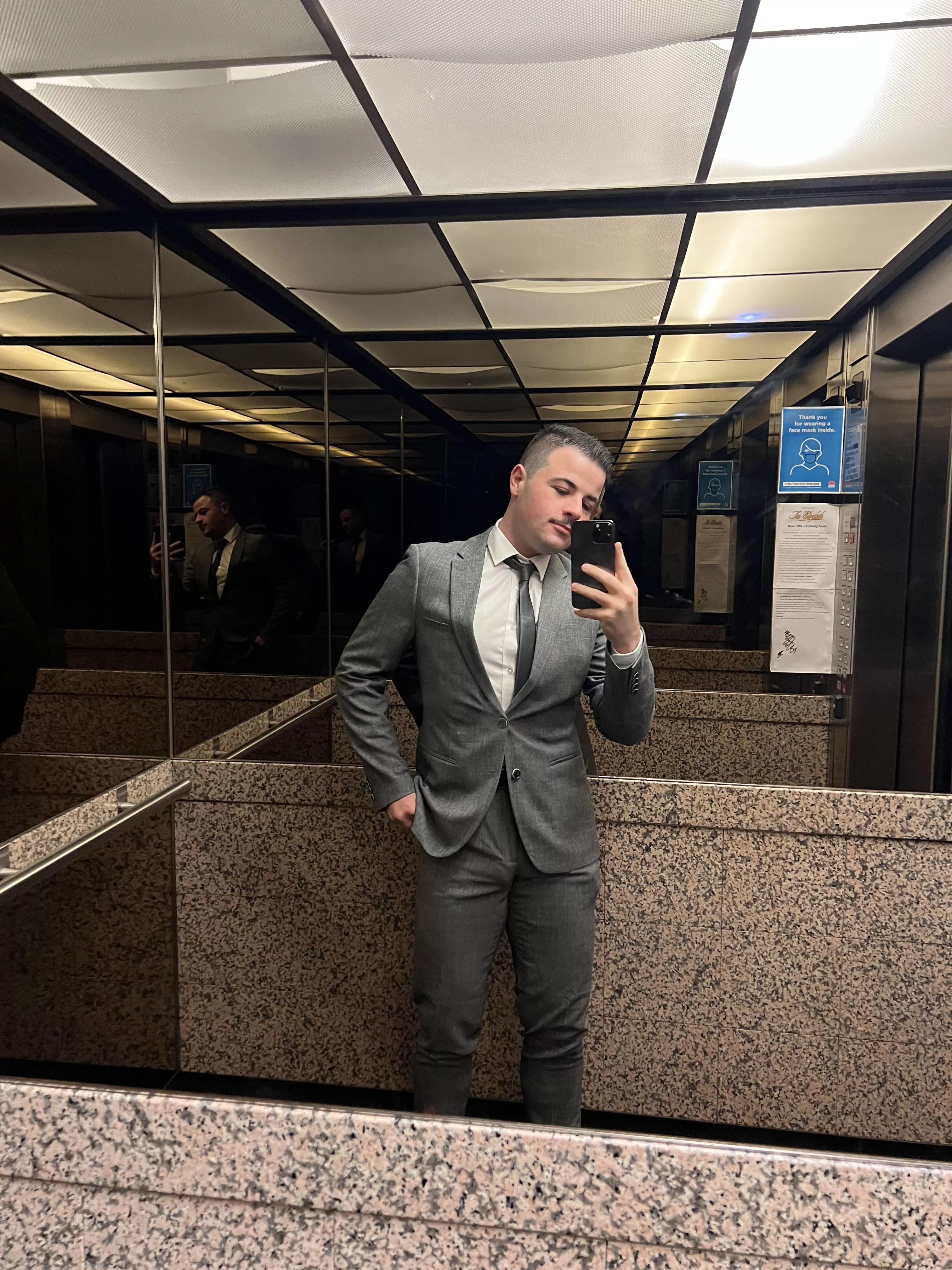 Went to a wedding today, did I scrub up alright? posted by patmobbs