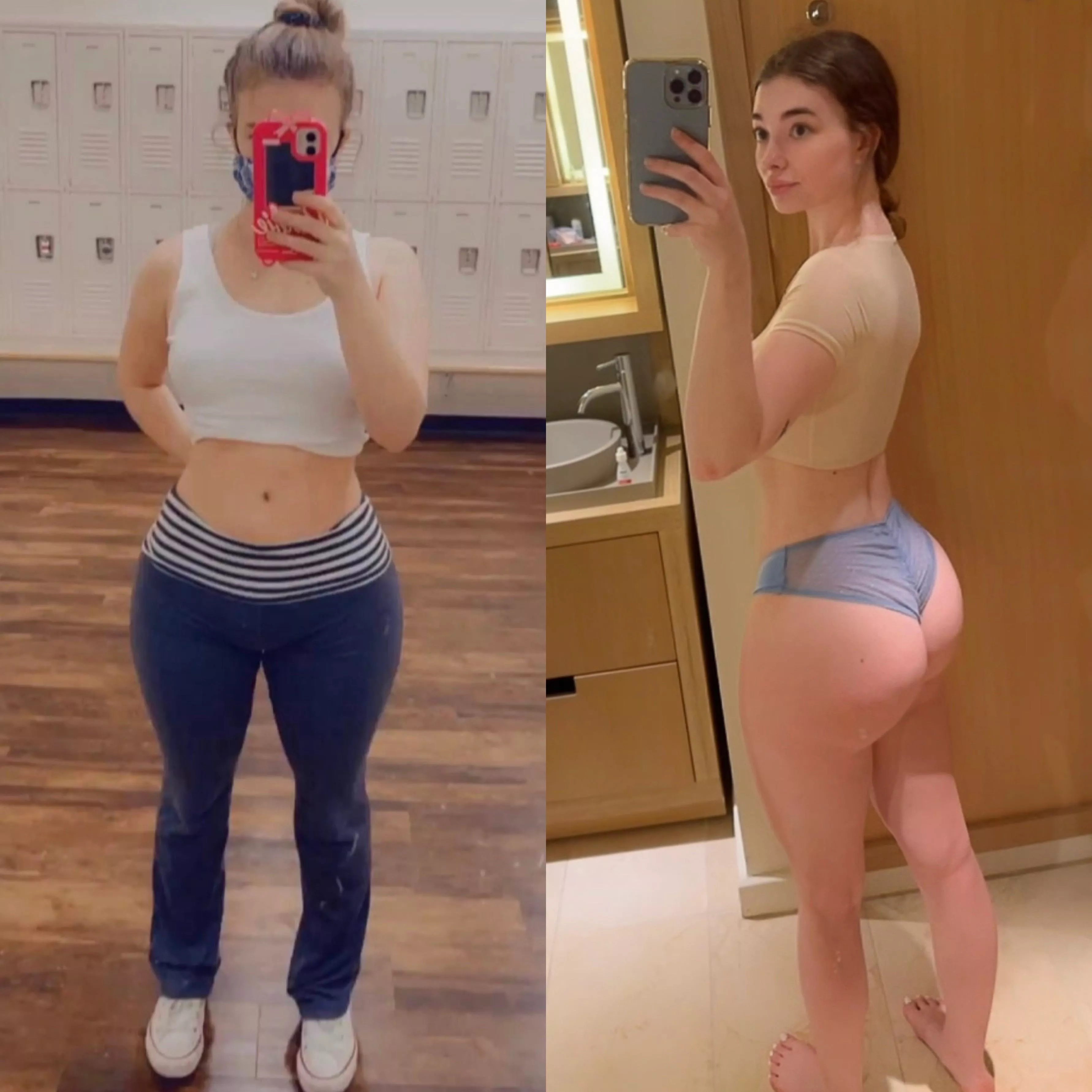 What the gym sees vs what Reddit sees ðŸ˜œ posted by realprettyangel