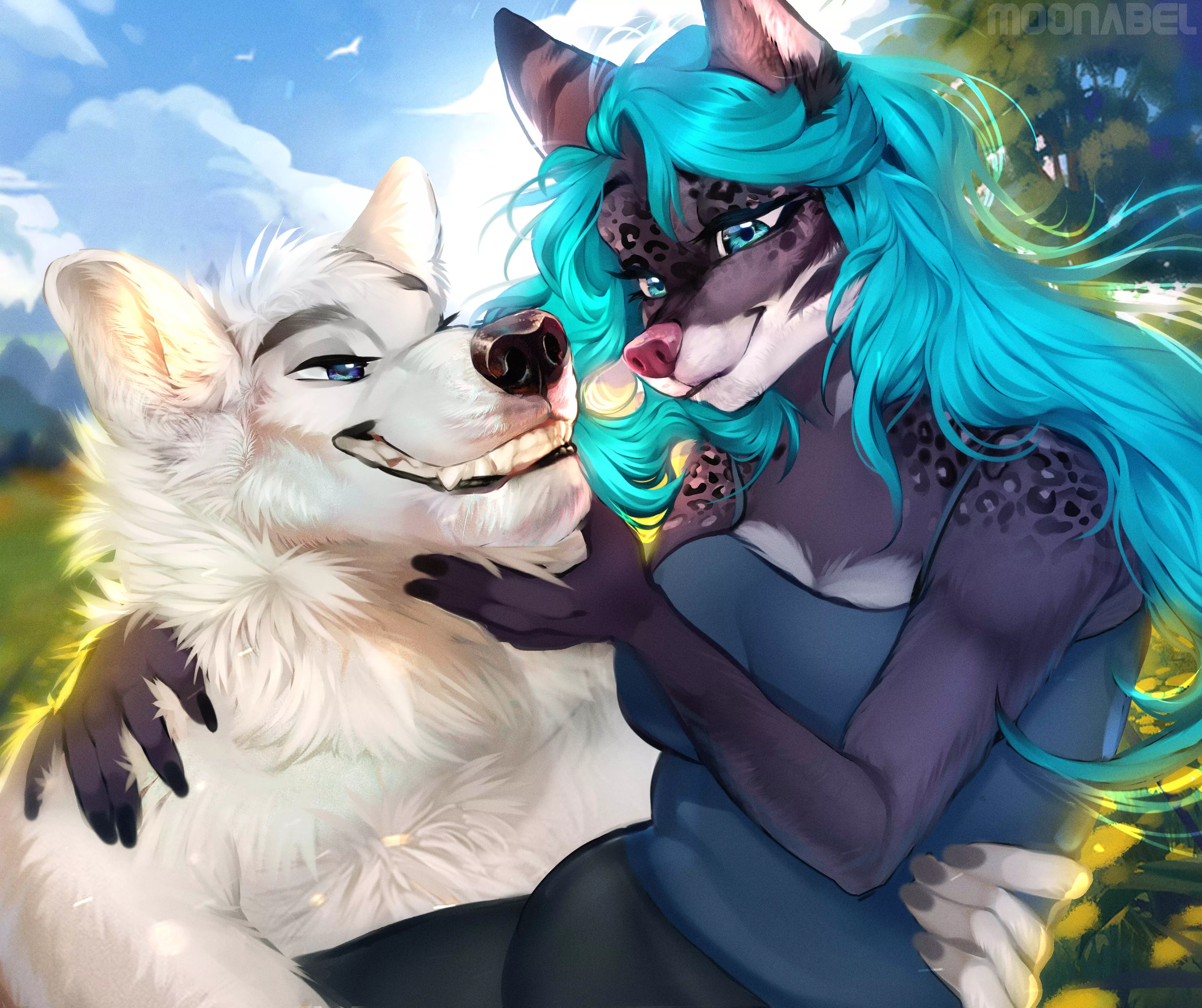 whats your favorite place to go on a date? <3 Commission done! artwork by me , moonabel on FA posted by GalaxyStrip