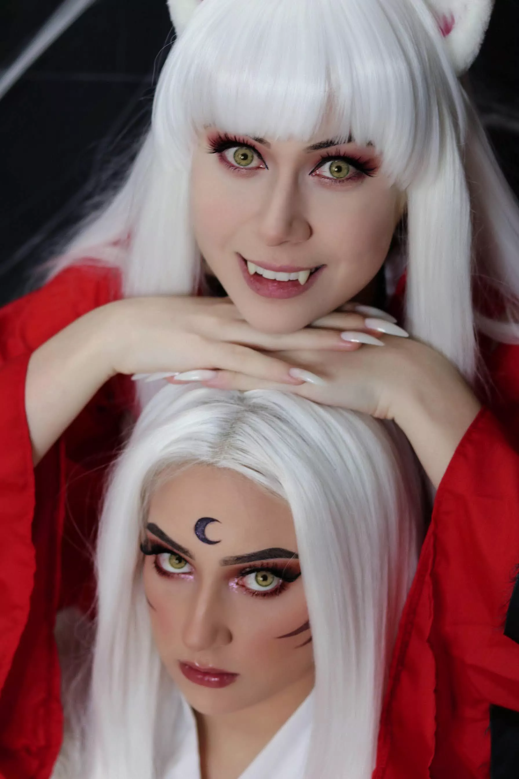 Who doesnâ€™t love a little bit of sibling rivalry? Inuyasha and SesshÅmaru from Inuyasha (@cassper_cosplay) posted by casspercosplay