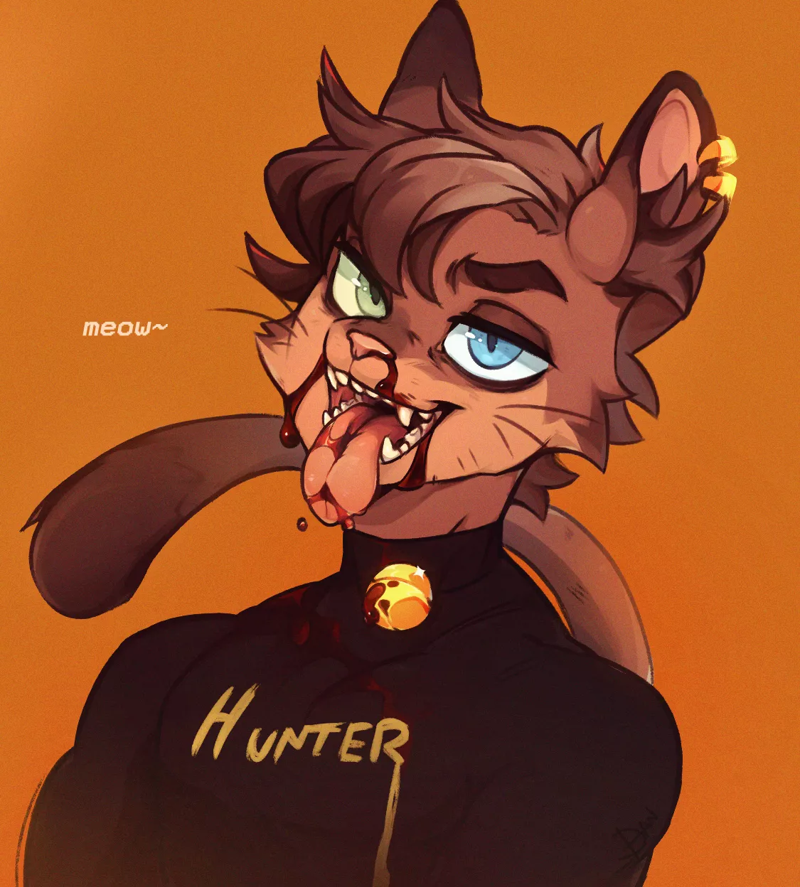 Yeah, my OC cat-boy (art by me) posted by Danishe_dann