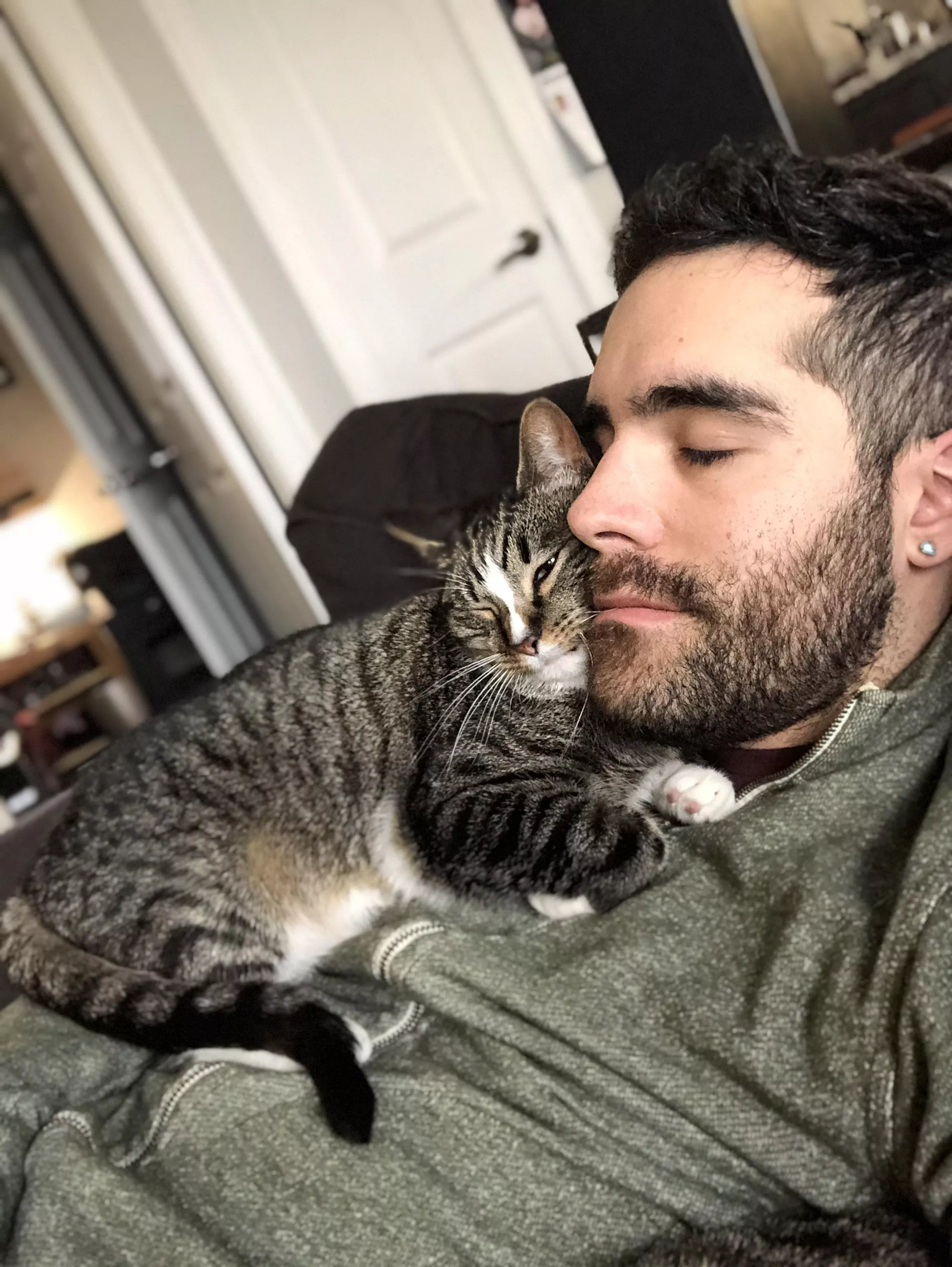 Yes, another picture of me with a cat 😻 posted by morethanjustcock