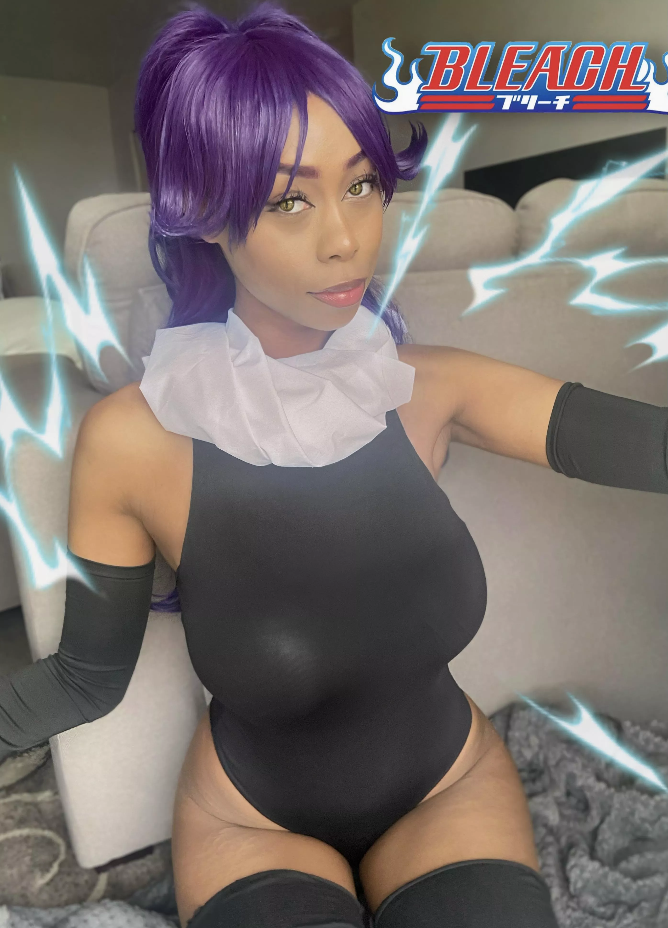 Yoruichi by me! IG: literallyrosie ðŸˆâ€â¬› posted by ProbablyRosie