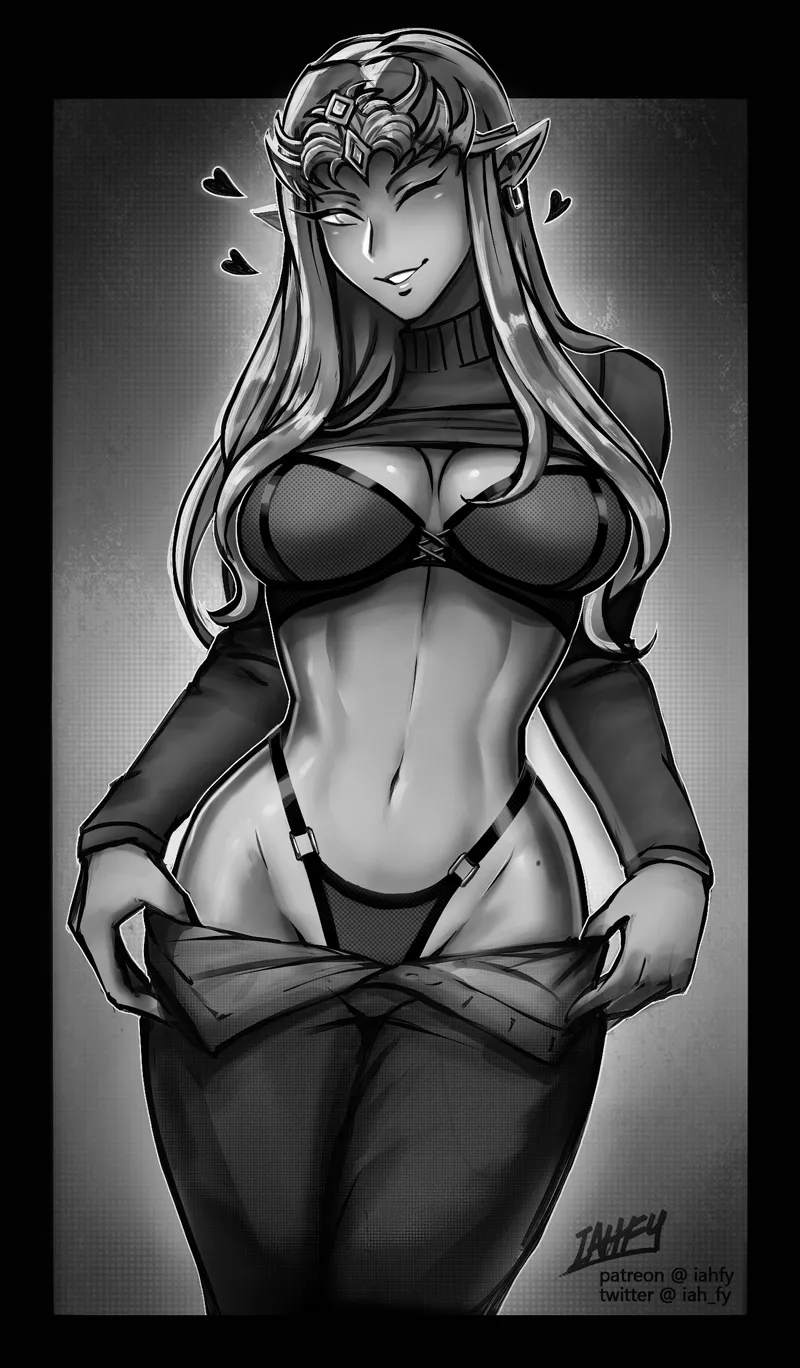 Zelda undressing (Iahfy) posted by coldburgers