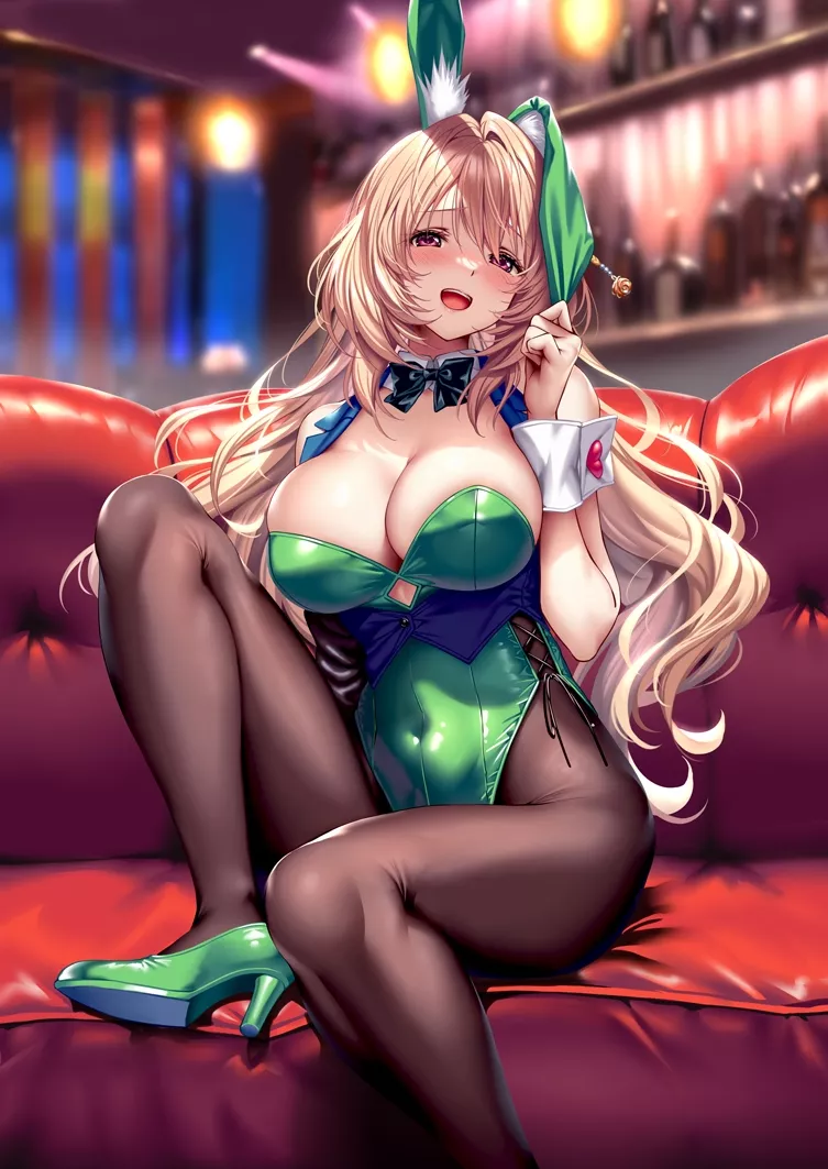 Green Bunny Girl posted by CheetahSperm18