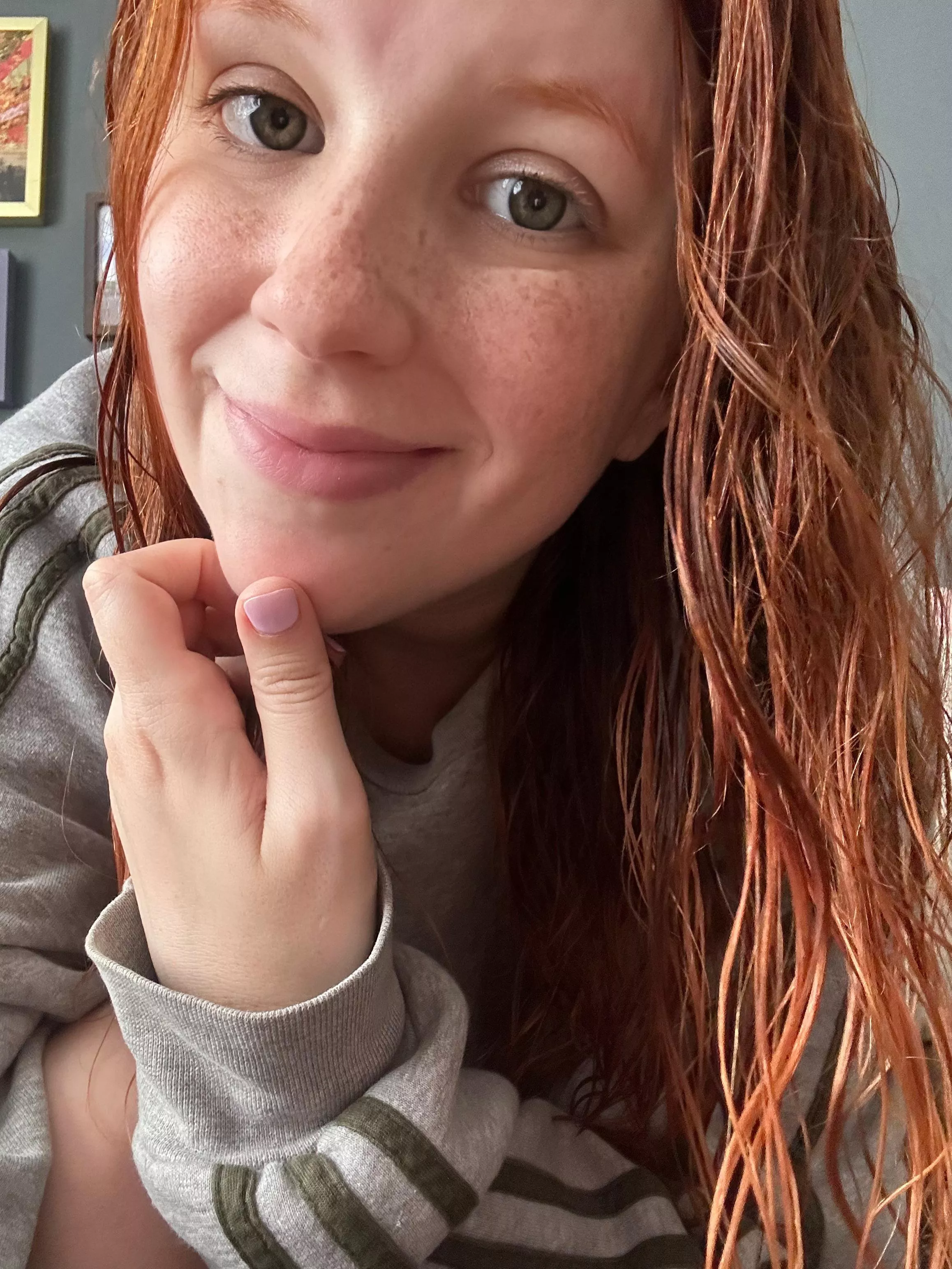 No makeup, just freckles and a smile! [F] posted by snildeep