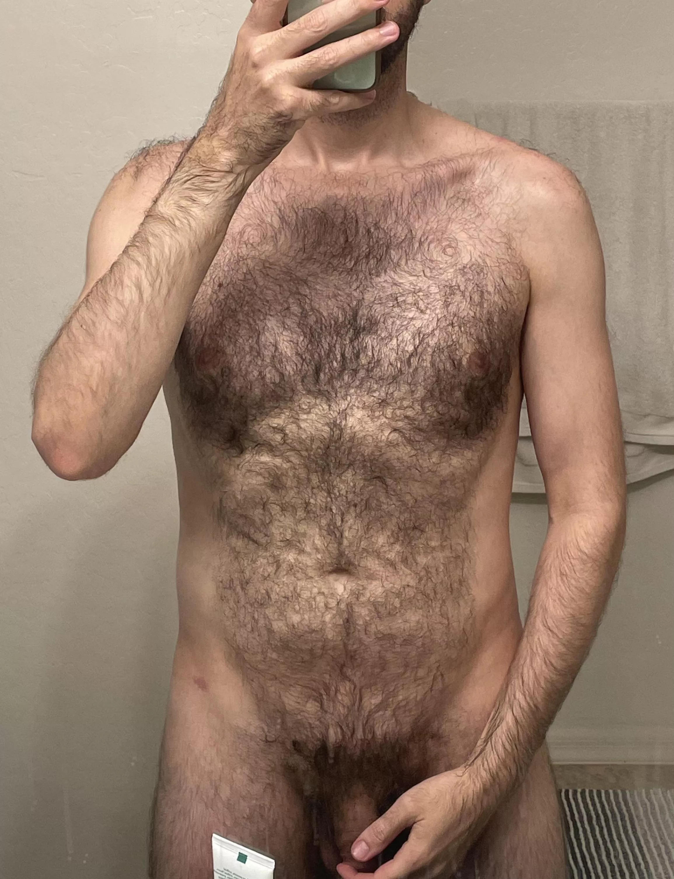 Hairy and sweaty after a long bike ride posted by Gayyyfun