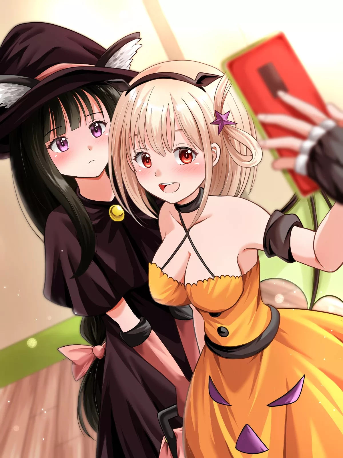 Halloween selfie (By ザキヲ) [Lycoris Recoil] posted by queshu22