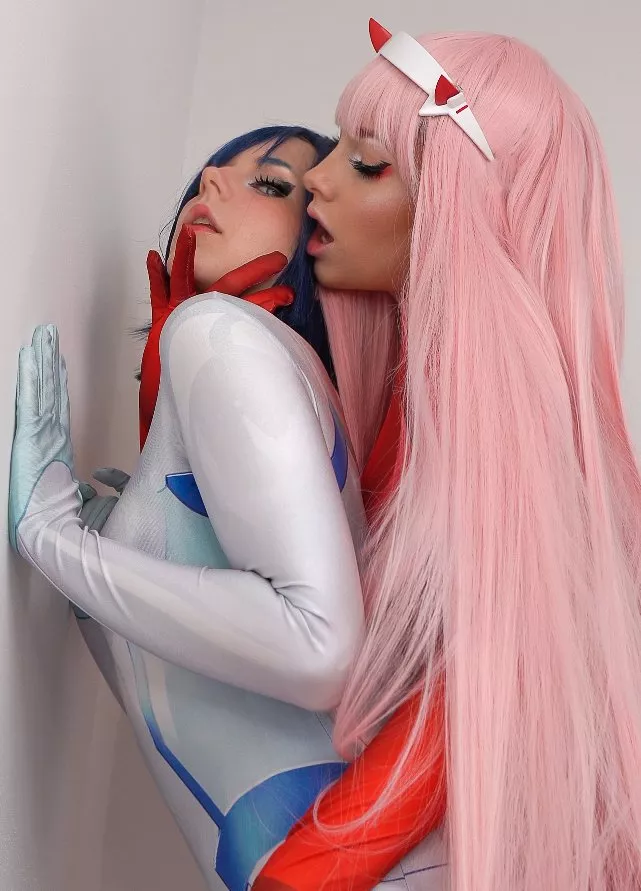 02 touching Ichigo down under~ Ichigo by x_nori_ [Self] and 02 by Milkimind from Darling in the franxx posted by x_nori_